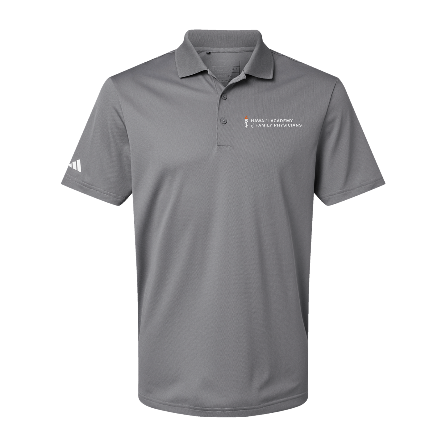 hafp-adidas-mens-sport-polo-shirt-embroidery-leftchest-A430-greythree-flat-front