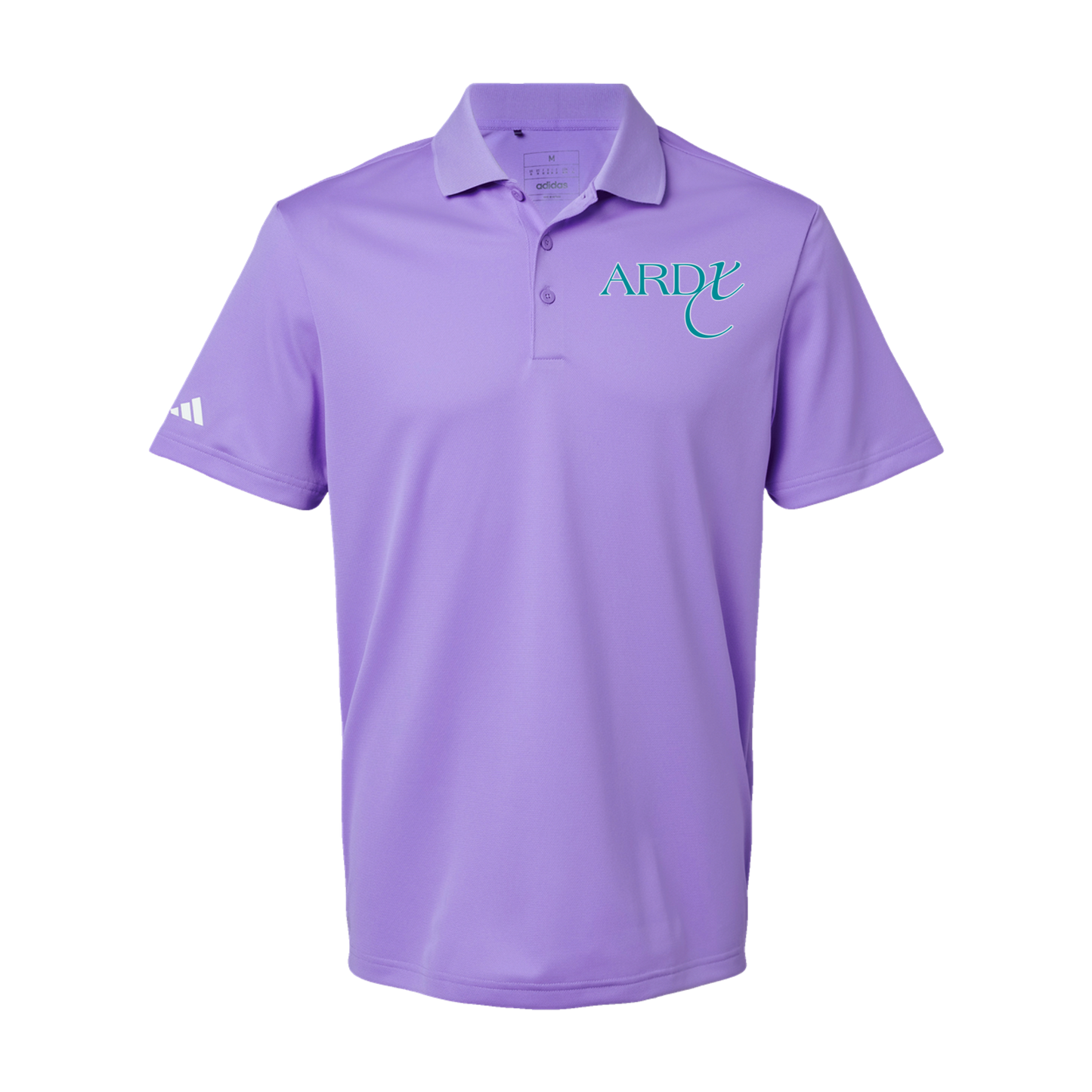 ardx-adidas-mens-sport-polo-shirt-embroidery-leftchest-A430-lightflashpurple-flat-front