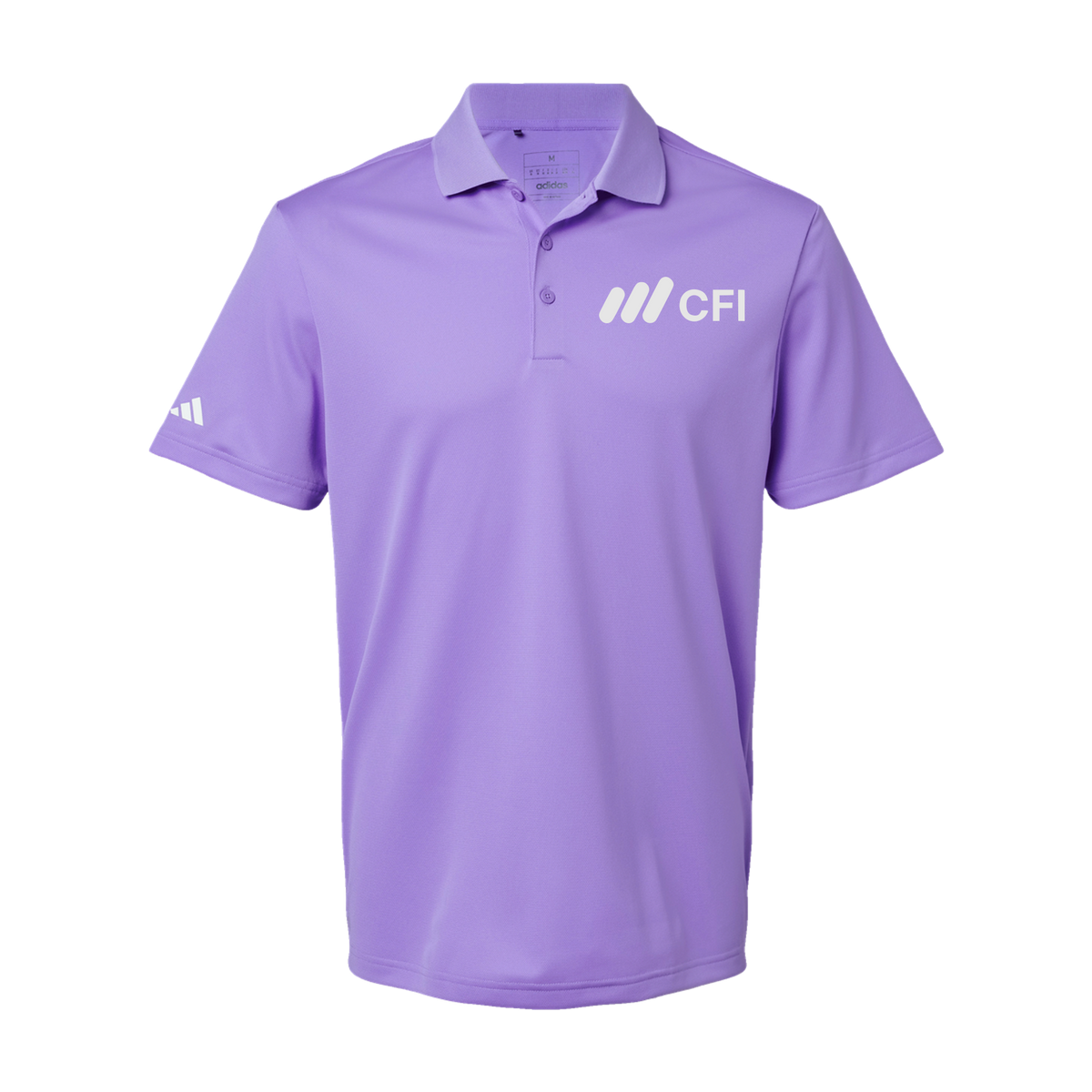 corporatefinanceinstitute-adidas-mens-sport-polo-shirt-embroidery-leftchest-A430-lightflashpurple-flat-front