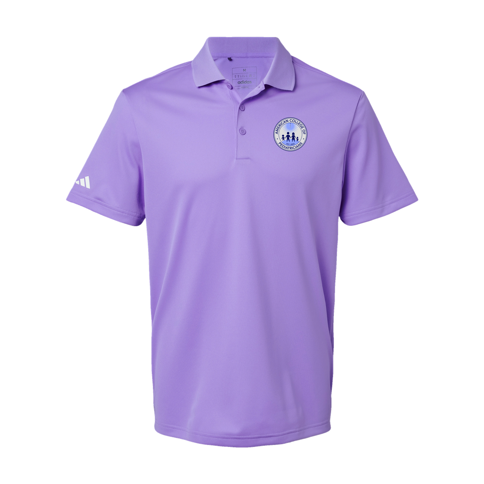 acpeds-adidas-mens-sport-polo-shirt-embroidery-leftchest-A430-lightflashpurple-flat-front