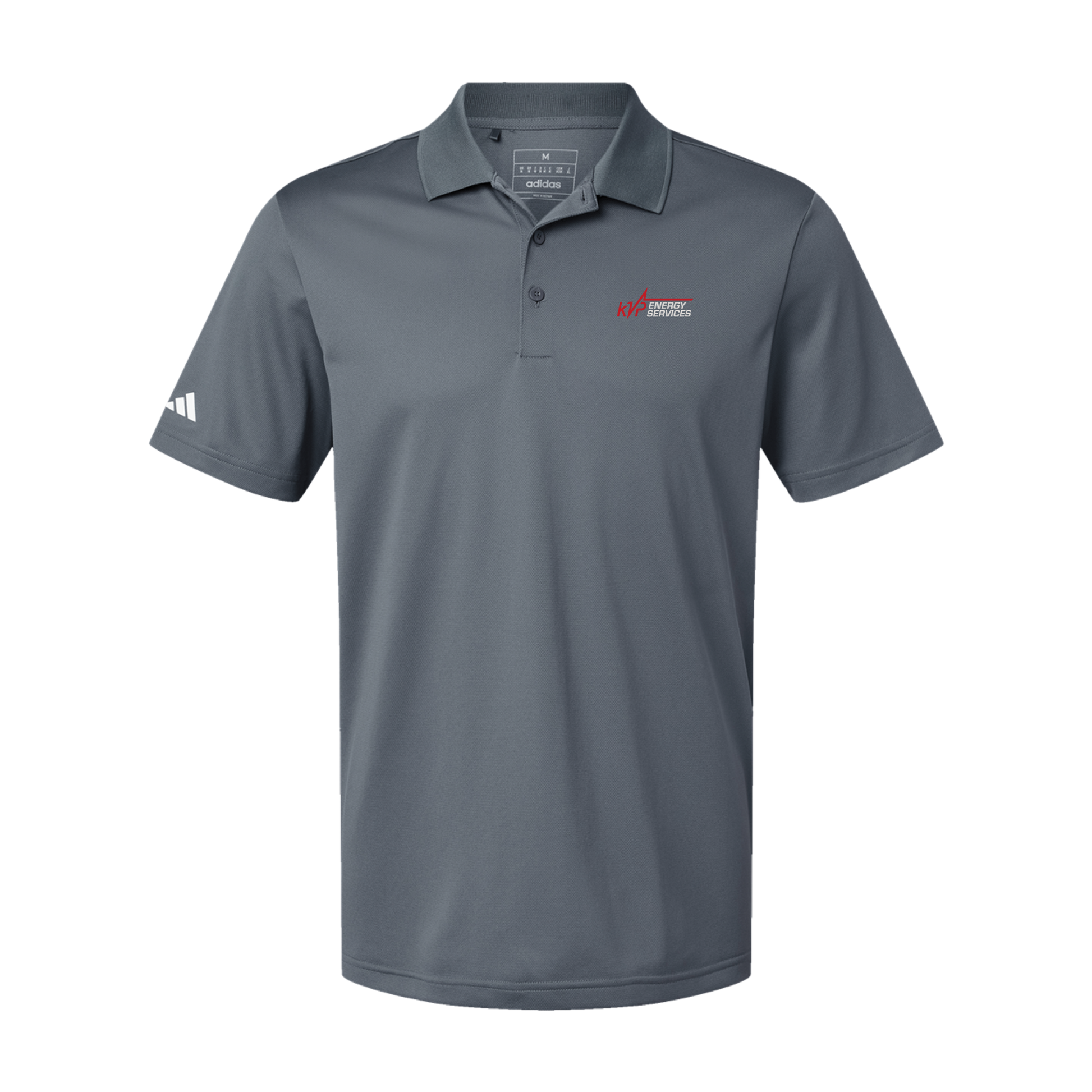 kvpenergy-adidas-mens-sport-polo-shirt-embroidery-leftchest-A430-onix-flat-front