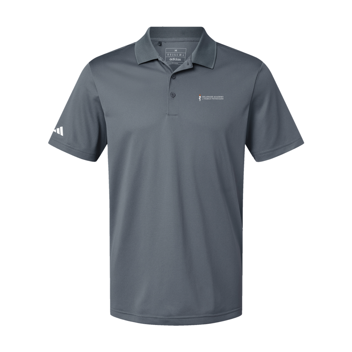 delfamdoc-adidas-mens-sport-polo-shirt-embroidery-leftchest-A430-onix-flat-front
