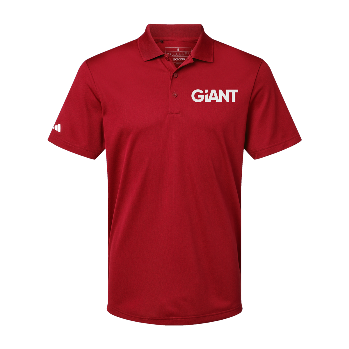 giantworldwide-adidas-mens-sport-polo-shirt-embroidery-leftchest-A430-powerred-flat-front