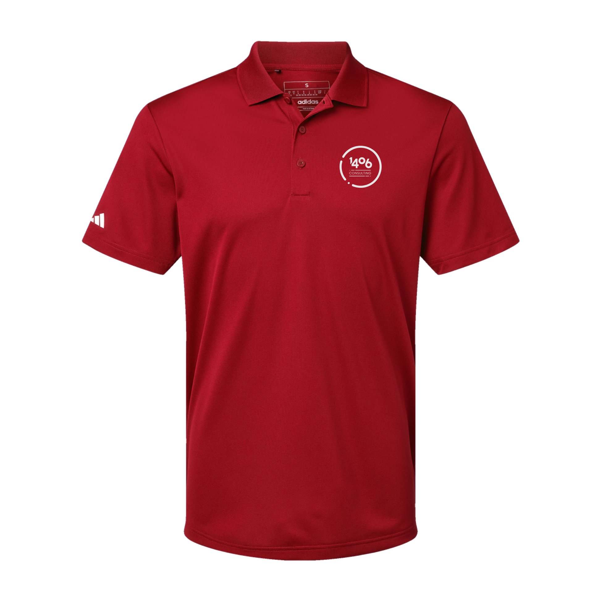 1406consulting-adidas-mens-sport-polo-shirt-embroidery-leftchest-A430-powerred-flat-front