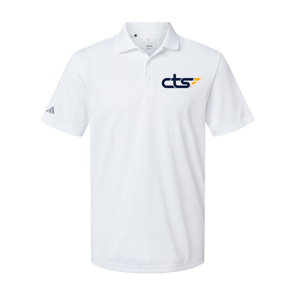 cts1-adidas-mens-sport-polo-shirt-embroidery-leftchest-A430-white-flat-front