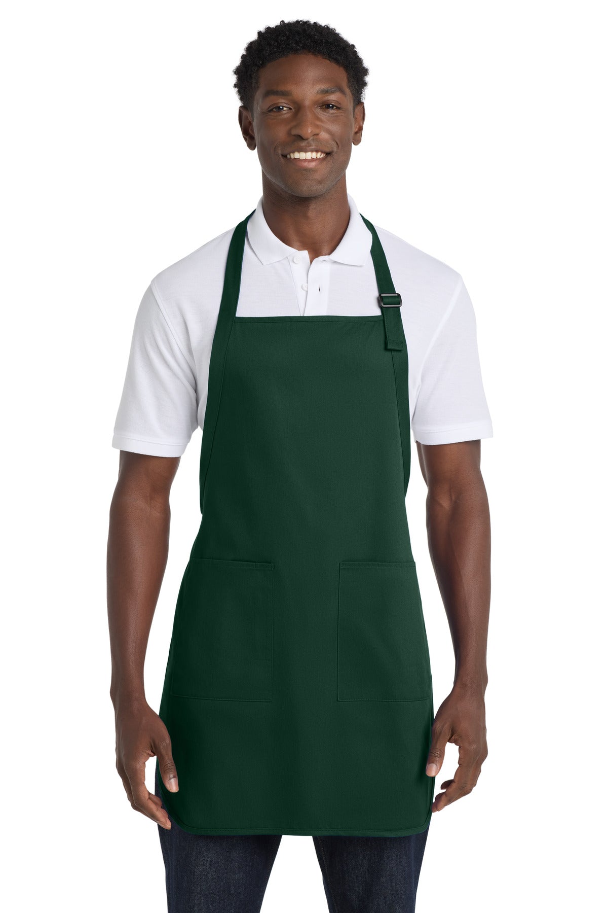 Port Authority® Full-Length Apron with Pockets.  A500