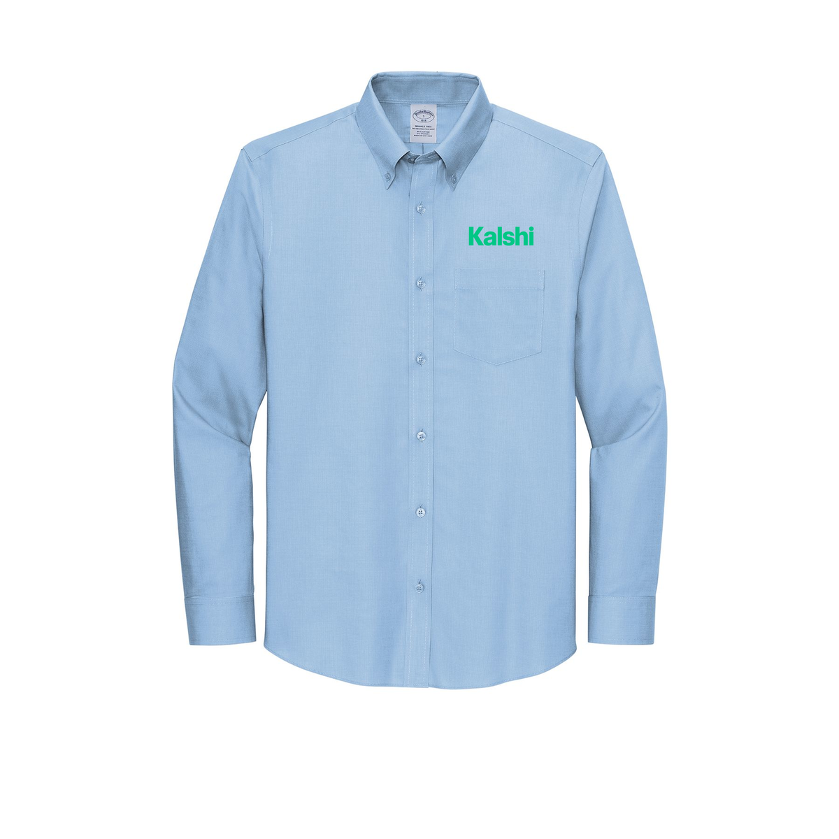 kalshi-brooks-brothers-wrinkle-free-stretch-nailhead-shirt-embroidery-leftchest-BB18002-newportblue-flat-front
