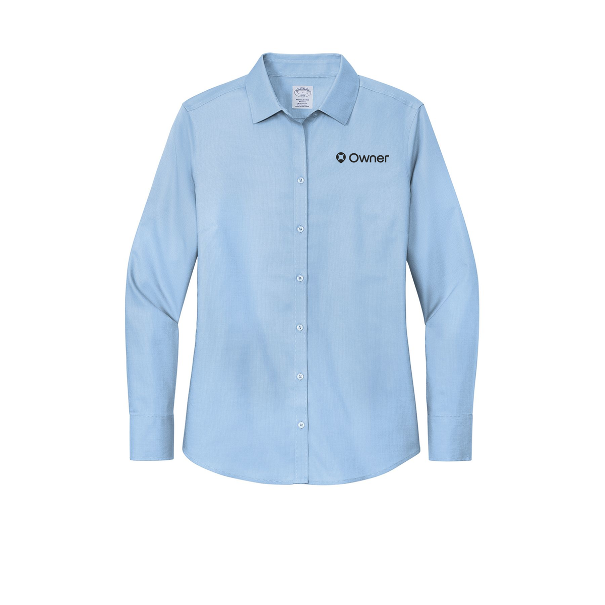 owner-brooks-brothers-womens-wrinkle-free-stretch-nailhead-shirt-embroidery-leftchest-BB18003-newportblue-flat-front