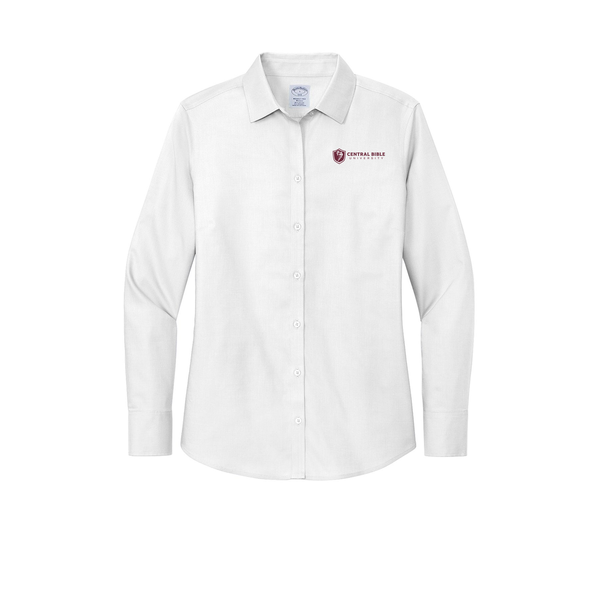 centralbible-brooks-brothers-womens-wrinkle-free-stretch-nailhead-shirt-embroidery-leftchest-BB18003-white-flat-front