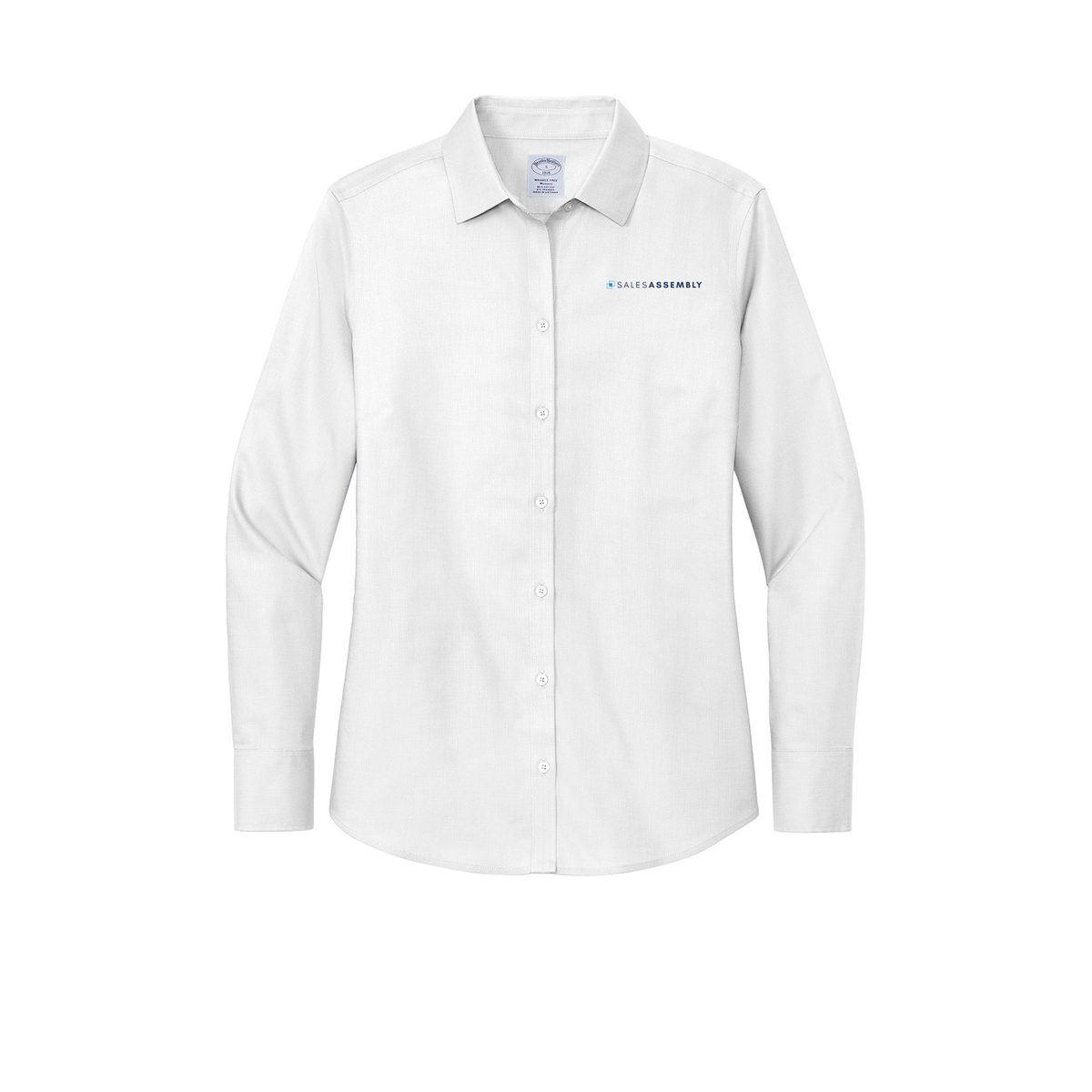 salesassembly-brooks-brothers-womens-wrinkle-free-stretch-nailhead-shirt-embroidery-leftchest-BB18003-white-flat-front