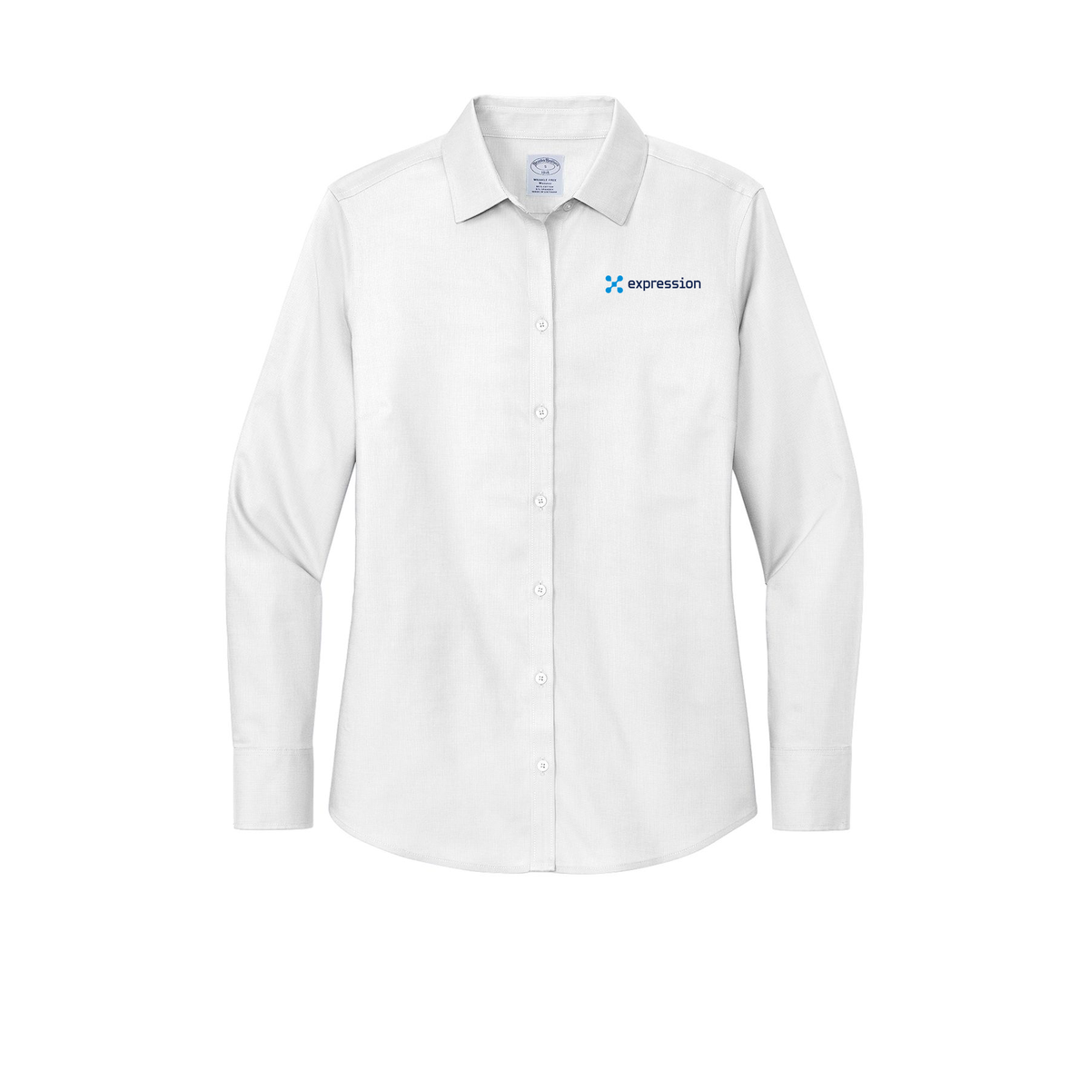 expr-brooks-brothers-womens-wrinkle-free-stretch-nailhead-shirt-embroidery-leftchest-BB18003-white-flat-front