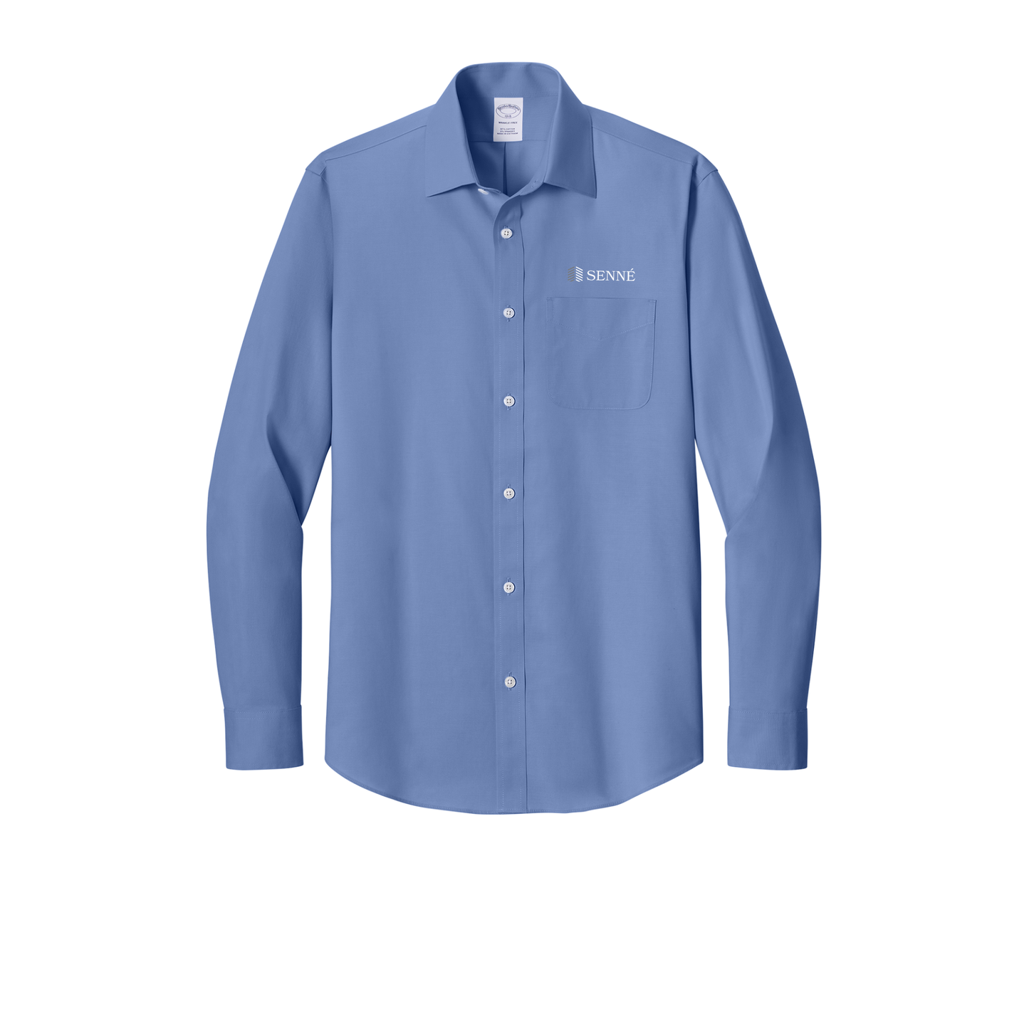 Brooks Brothers® Wrinkle-Free Stretch Pinpoint Spread Collar Shirt