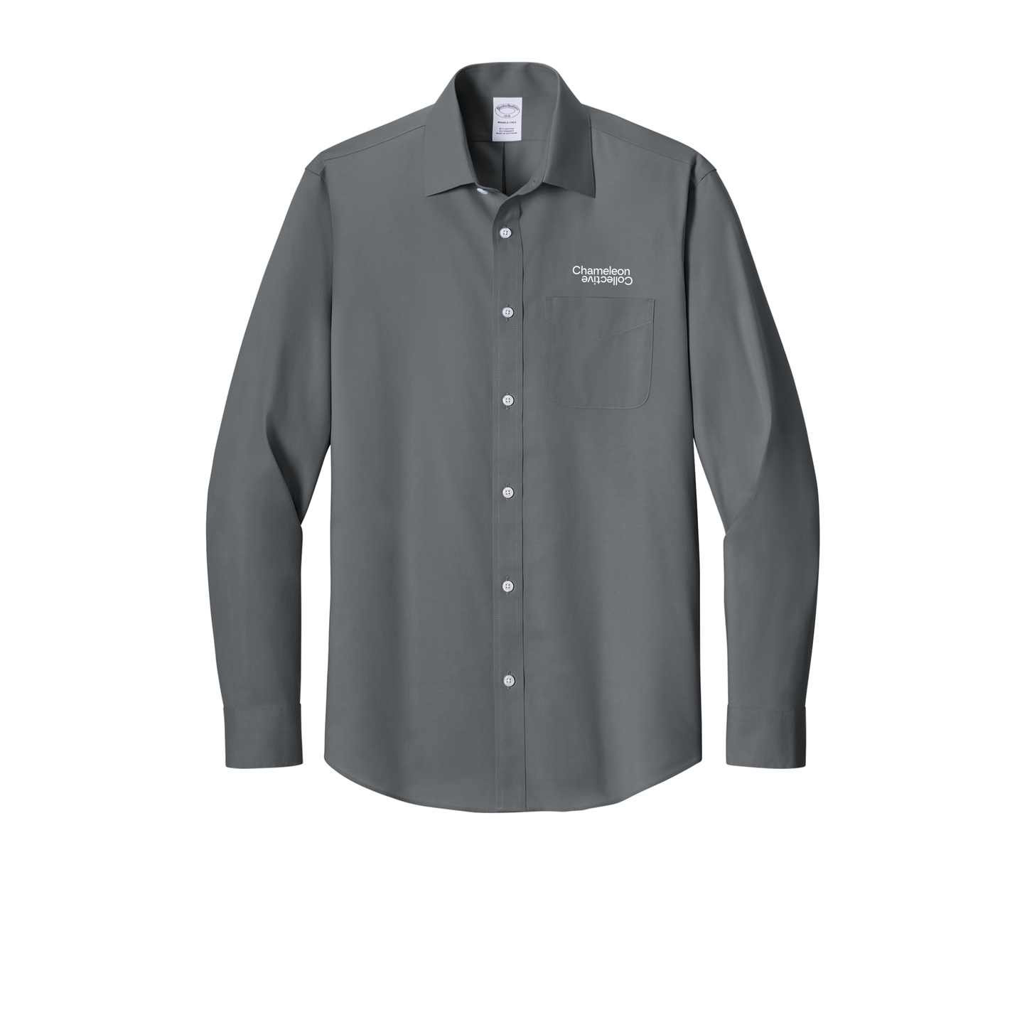 Brooks Brothers® Wrinkle-Free Stretch Pinpoint Spread Collar Shirt