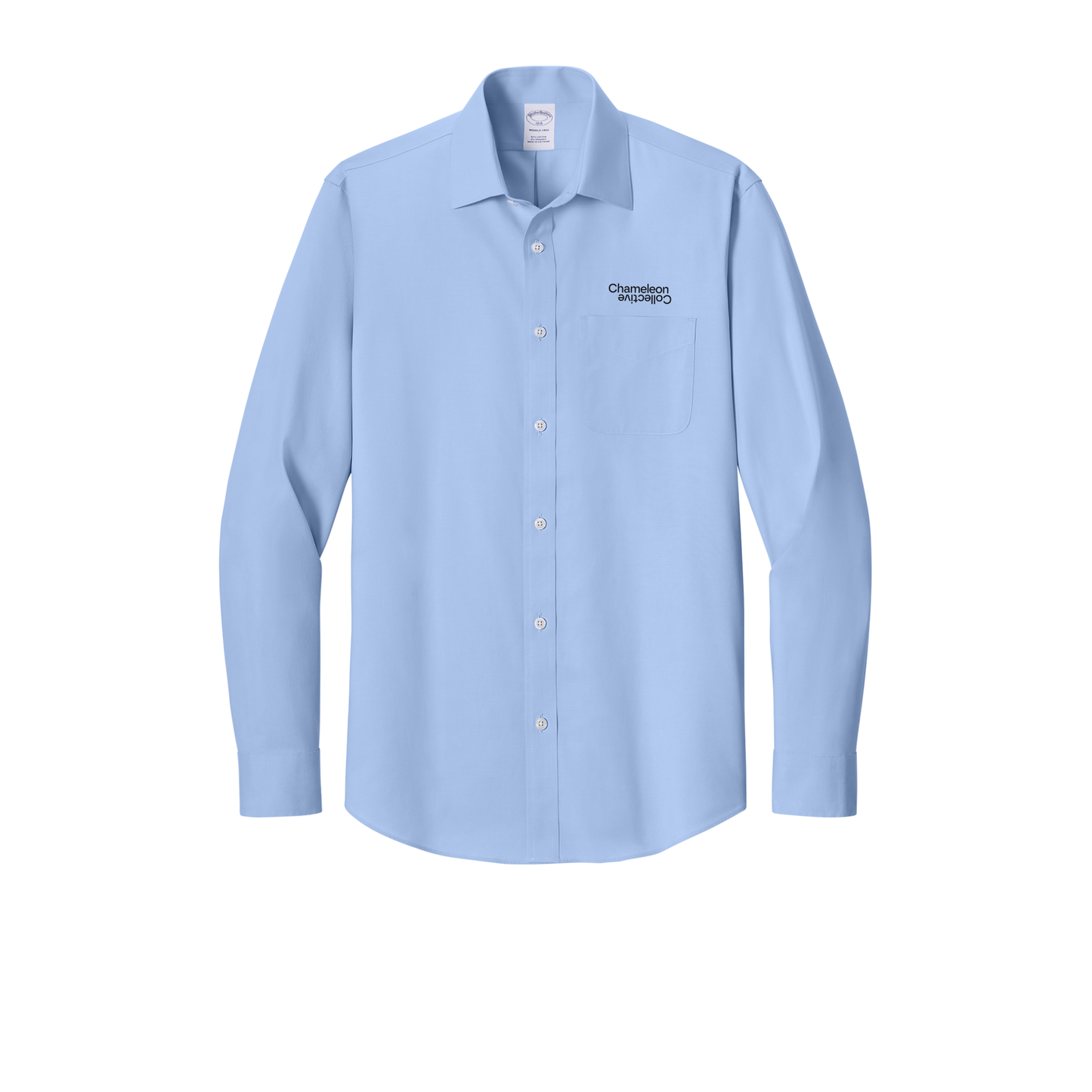 Brooks Brothers® Wrinkle-Free Stretch Pinpoint Spread Collar Shirt