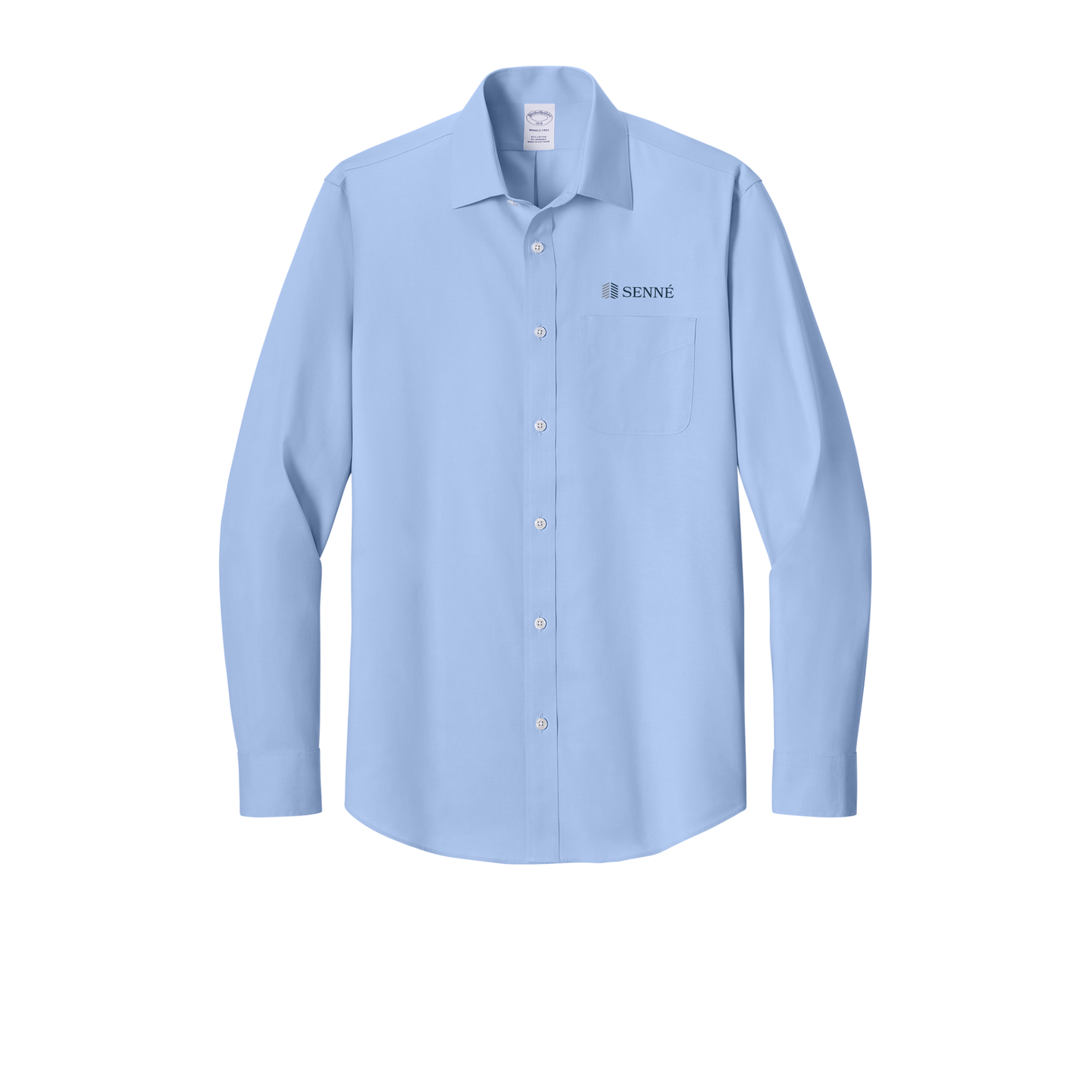 Brooks Brothers® Wrinkle-Free Stretch Pinpoint Spread Collar Shirt