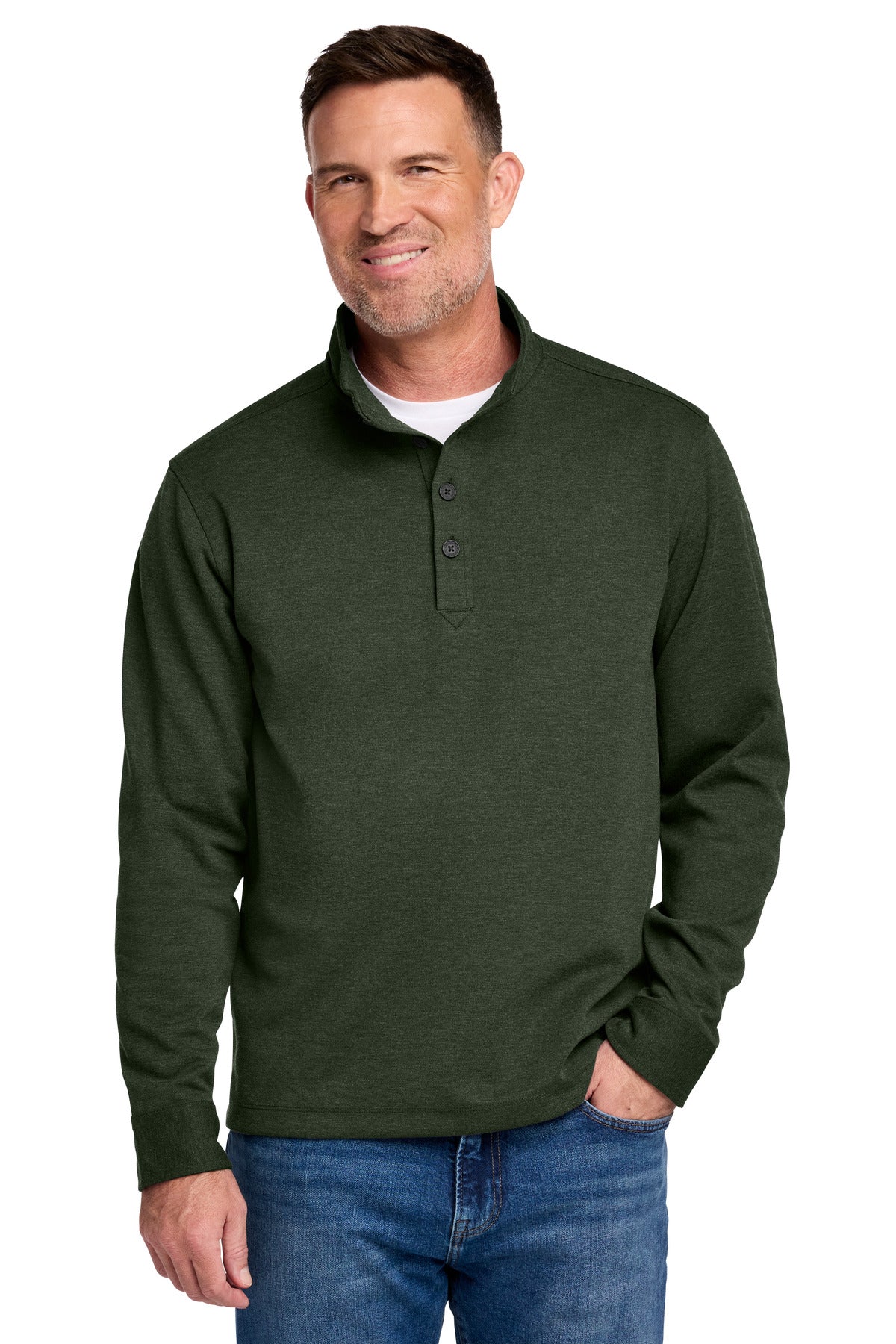 Brooks Brothers® Mid-Layer Stretch 1/2-Button BB18202