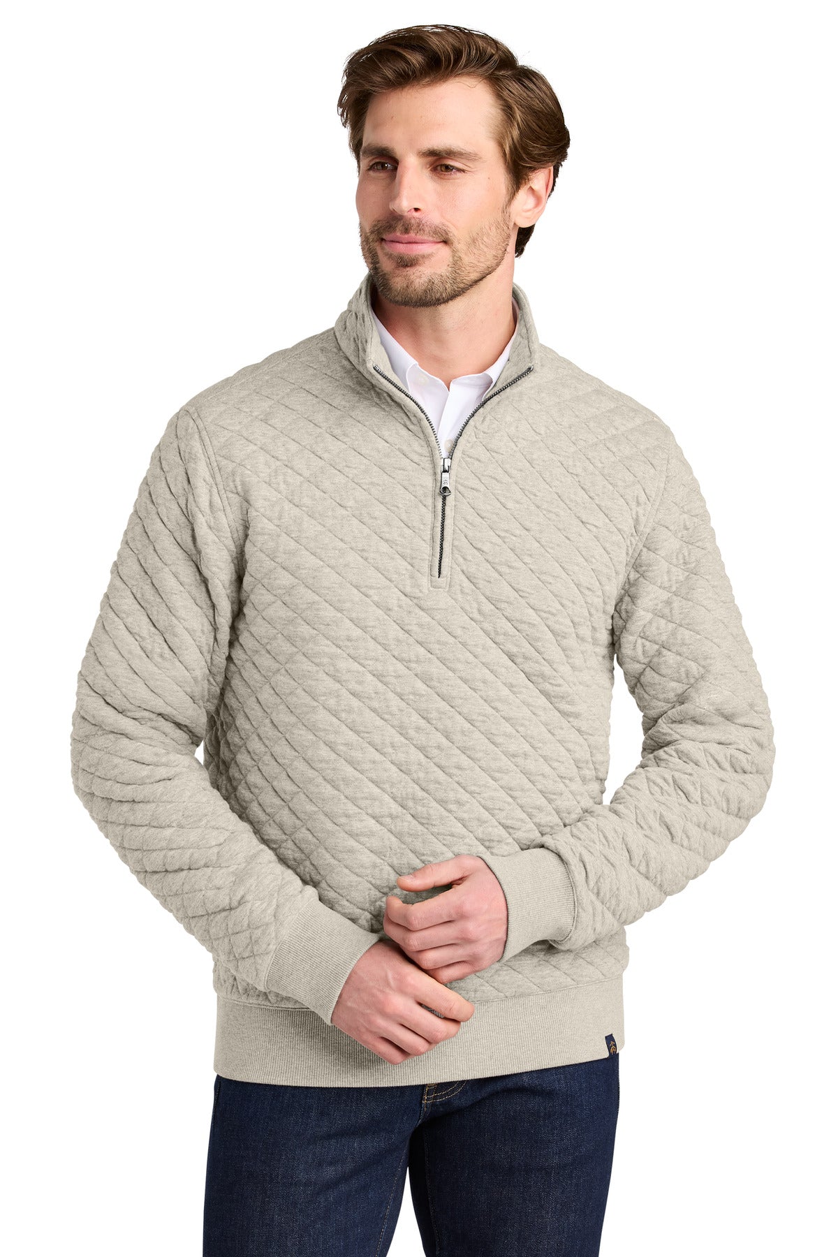 Brooks Brothers® Diamond Quilt 1/4-Zip BB18212
