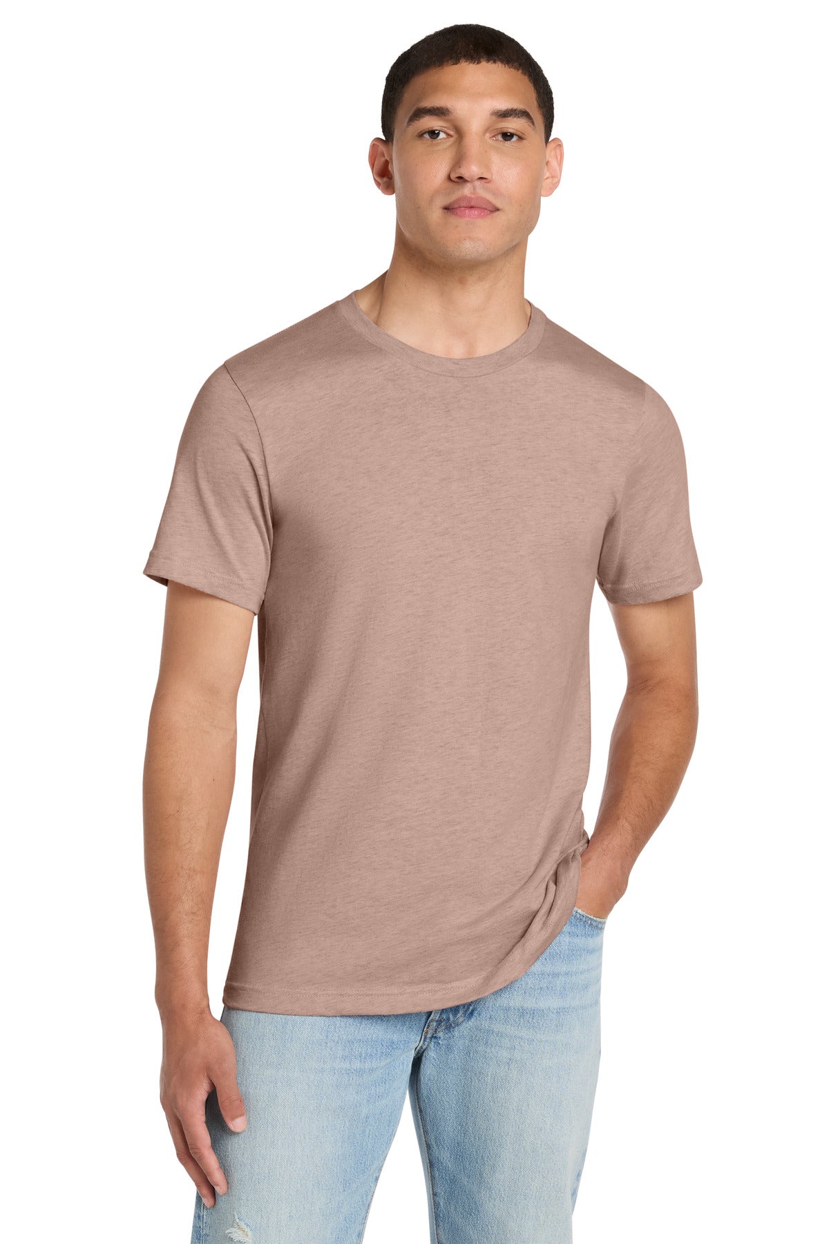 BELLA+CANVAS ® Unisex Heather CVC Short Sleeve Tee. BC3001CVC