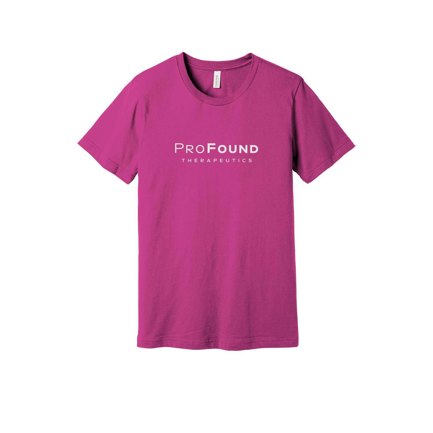 profoundtx-everyday-essentials-short-sleeve-tee-dtf-front-BC3001-berry-flat-front