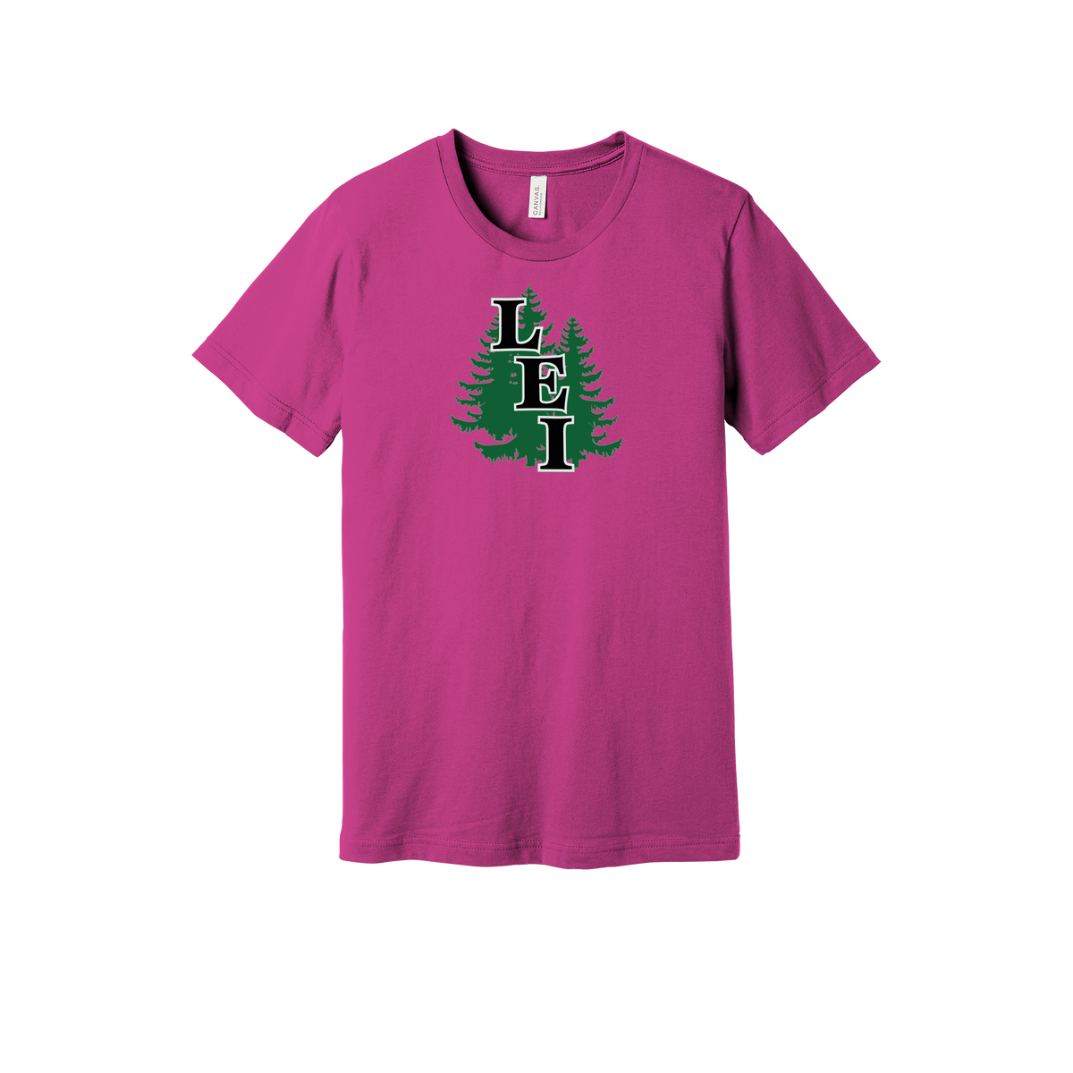 leisite-everyday-essentials-short-sleeve-tee-dtf-front-BC3001-berry-flat-front