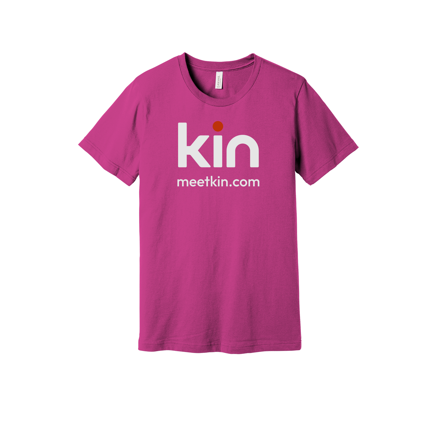 kin-everyday-essentials-short-sleeve-tee-dtf-front-BC3001-berry-flat-front