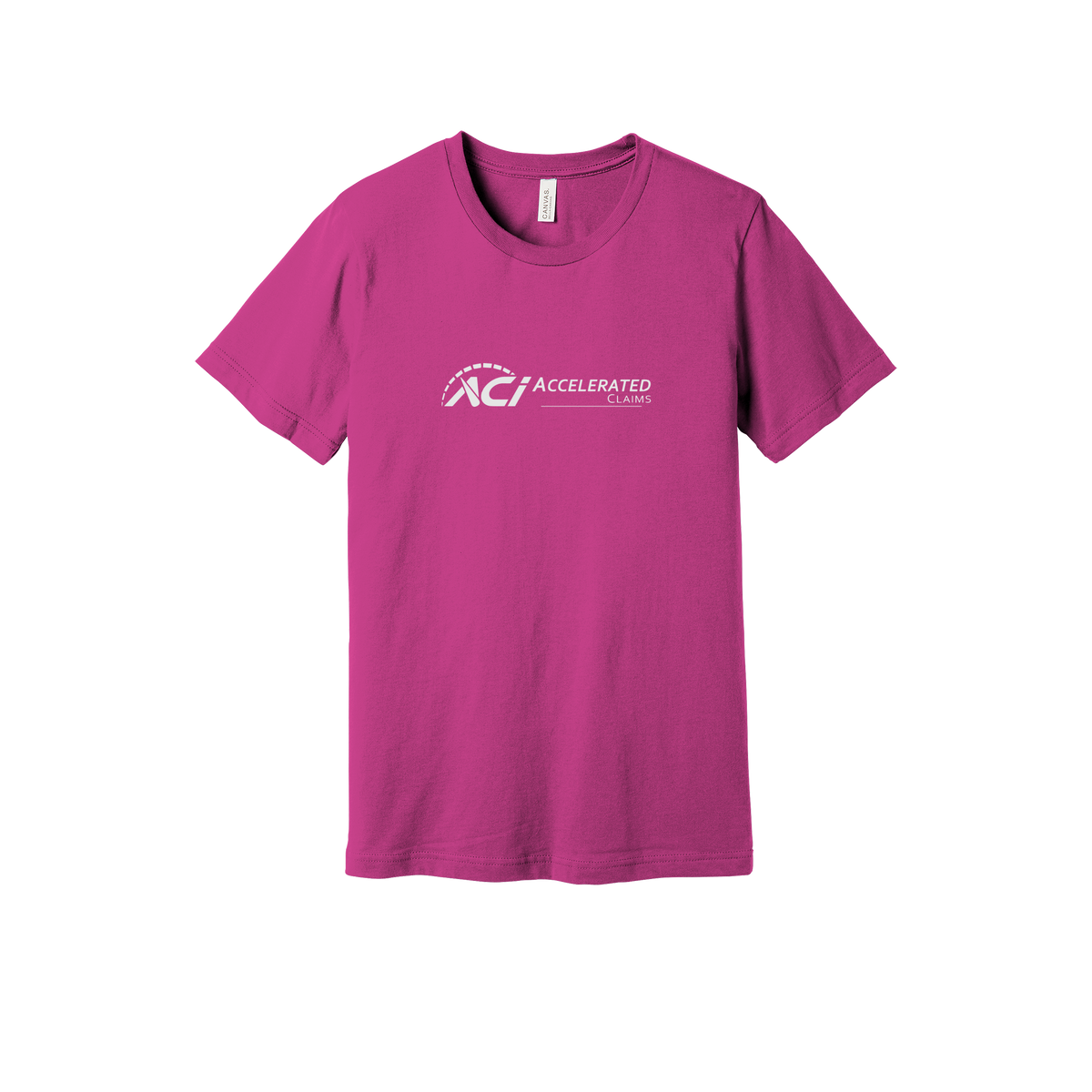 accelclaims-everyday-essentials-short-sleeve-tee-dtf-front-BC3001-berry-flat-front