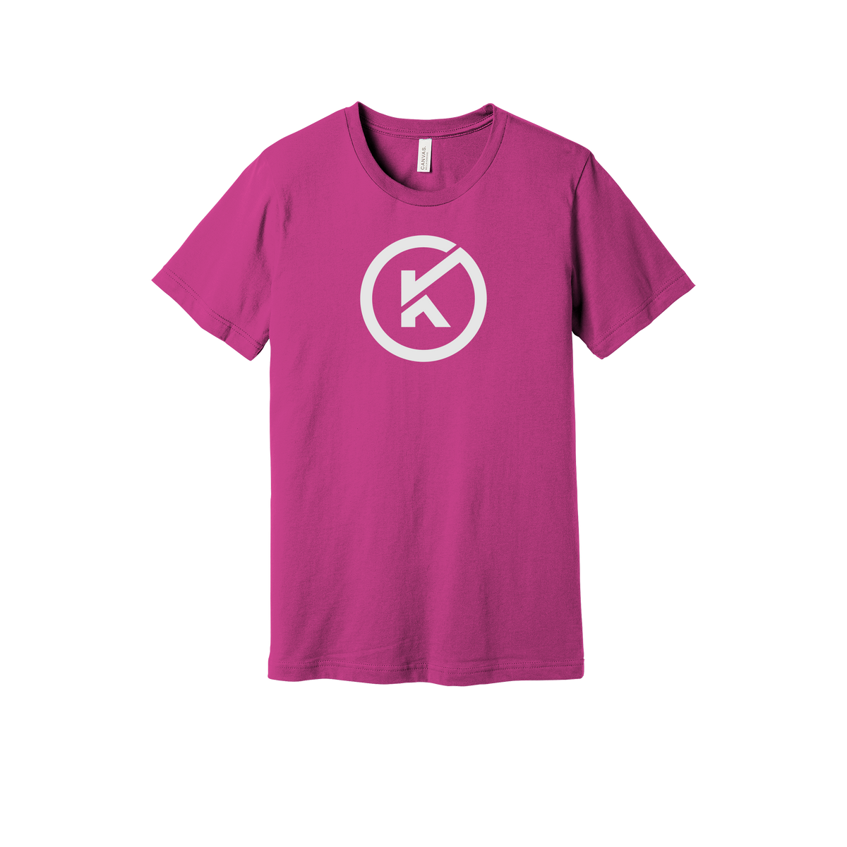 kitmanlabs-everyday-essentials-short-sleeve-tee-dtf-front-BC3001-berry-flat-front