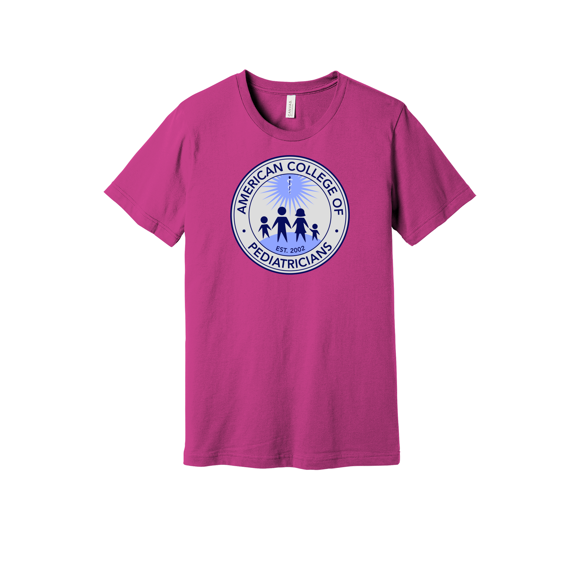 acpeds-everyday-essentials-clinic-short-sleeve-tee-dtf-front-BC3001-berry-flat-front