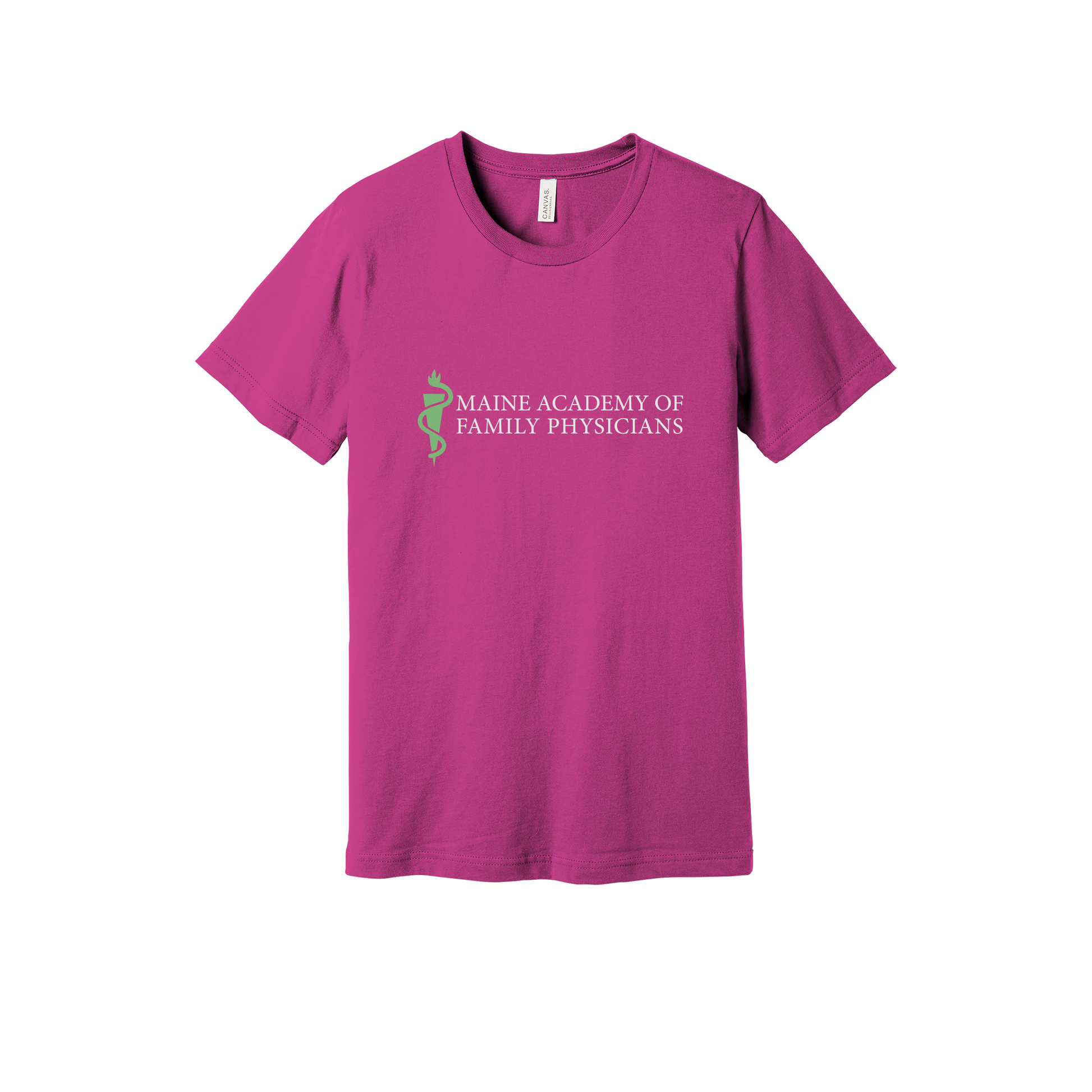 maineafp-everyday-essentials-clinic-short-sleeve-tee-dtf-front-BC3001-berry-flat-front