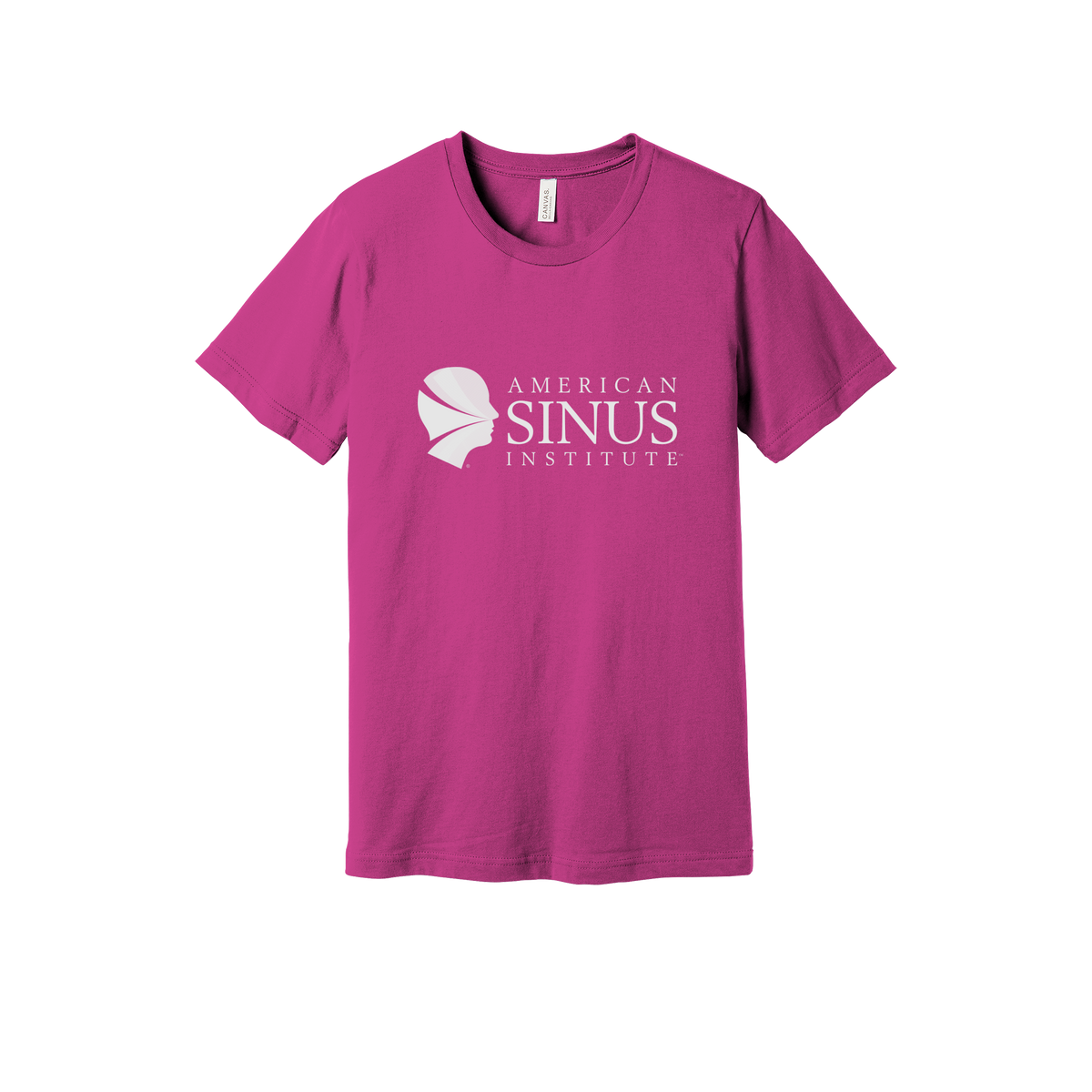 americansinus-everyday-essentials-clinic-short-sleeve-tee-dtf-front-BC3001-berry-flat-front