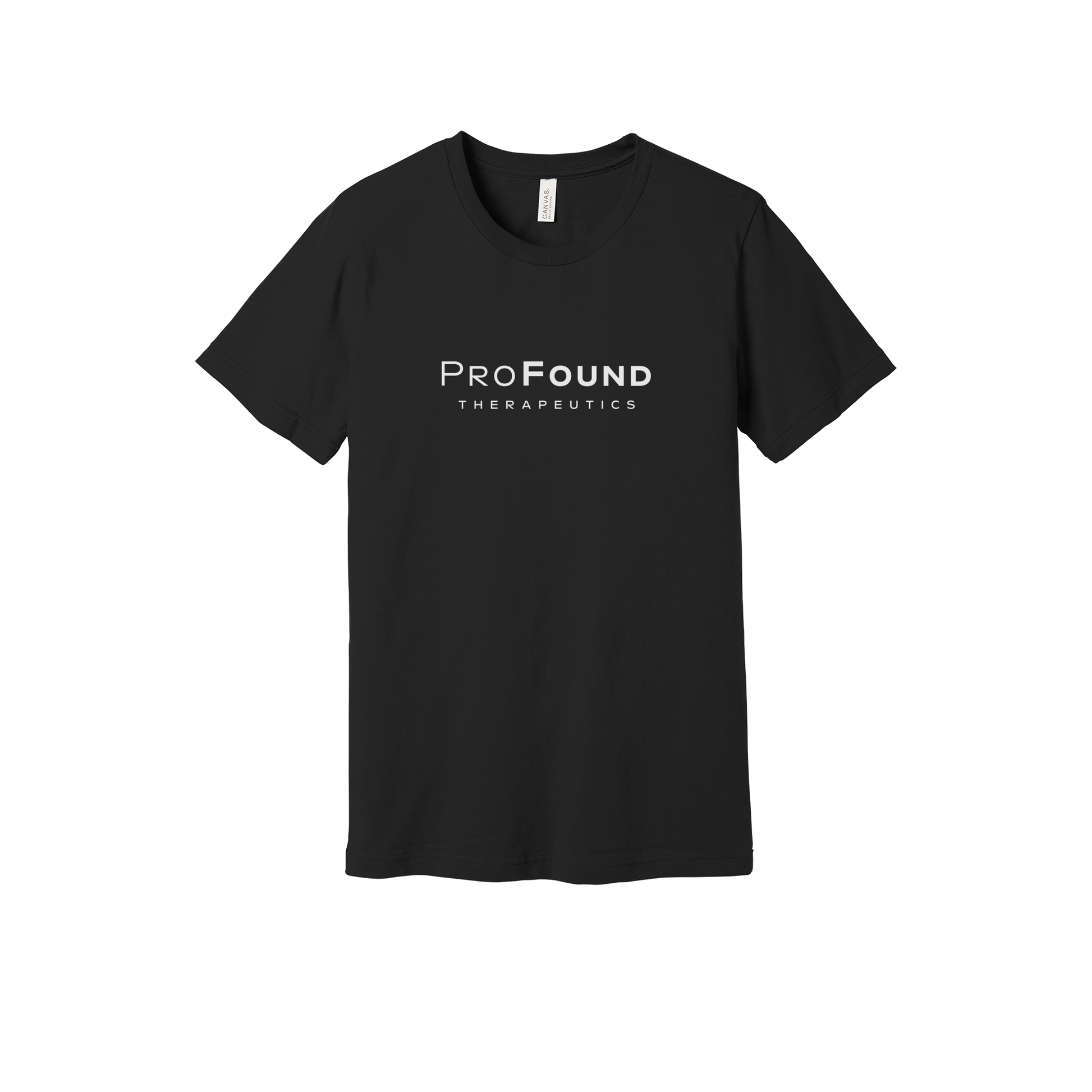 profoundtx-everyday-essentials-short-sleeve-tee-dtf-front-BC3001-black-flat-front