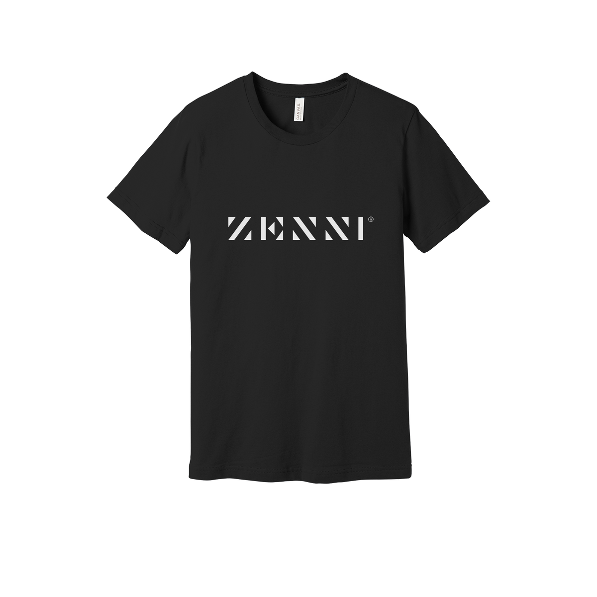 zennioptical-everyday-essentials-clinic-short-sleeve-tee-dtf-front-BC3001-black-flat-front