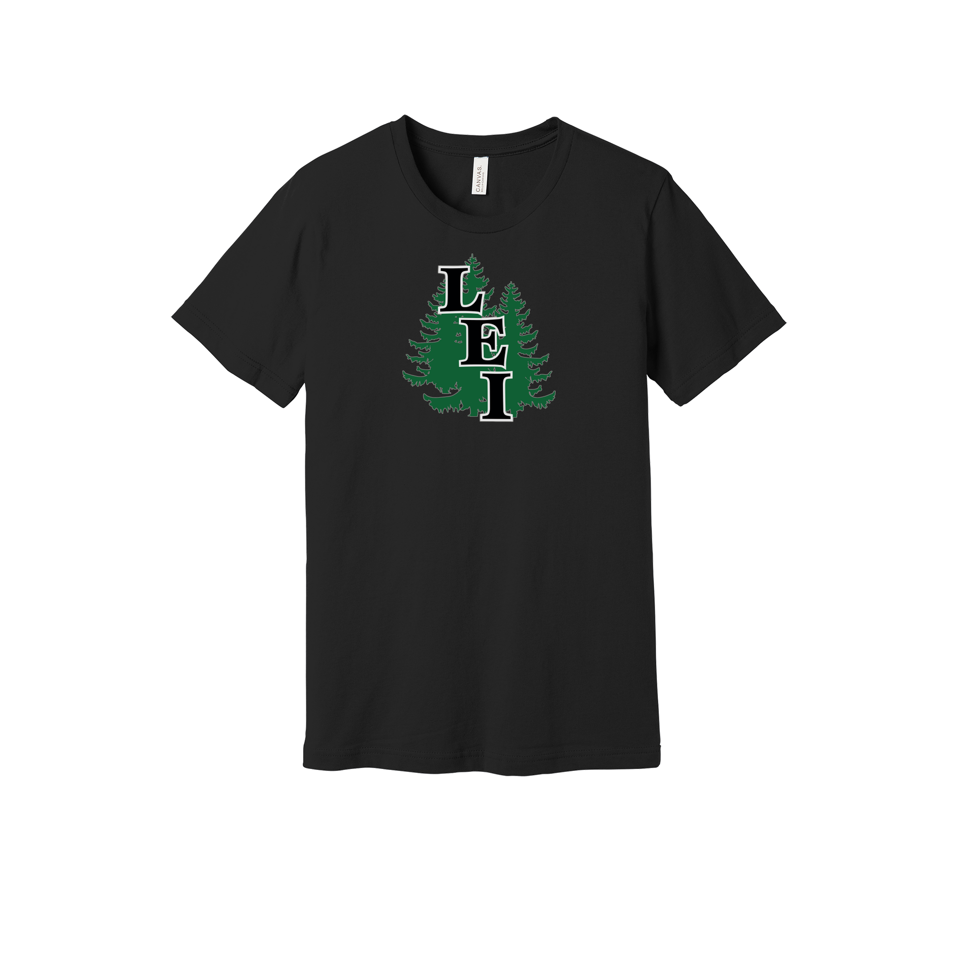 leisite-everyday-essentials-short-sleeve-tee-dtf-front-BC3001-black-flat-front
