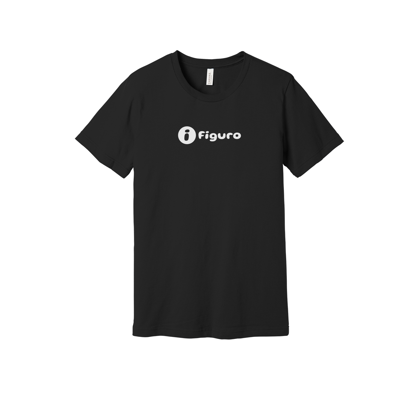 getfiguro-everyday-essentials-short-sleeve-tee-dtf-front-BC3001-black-flat-front