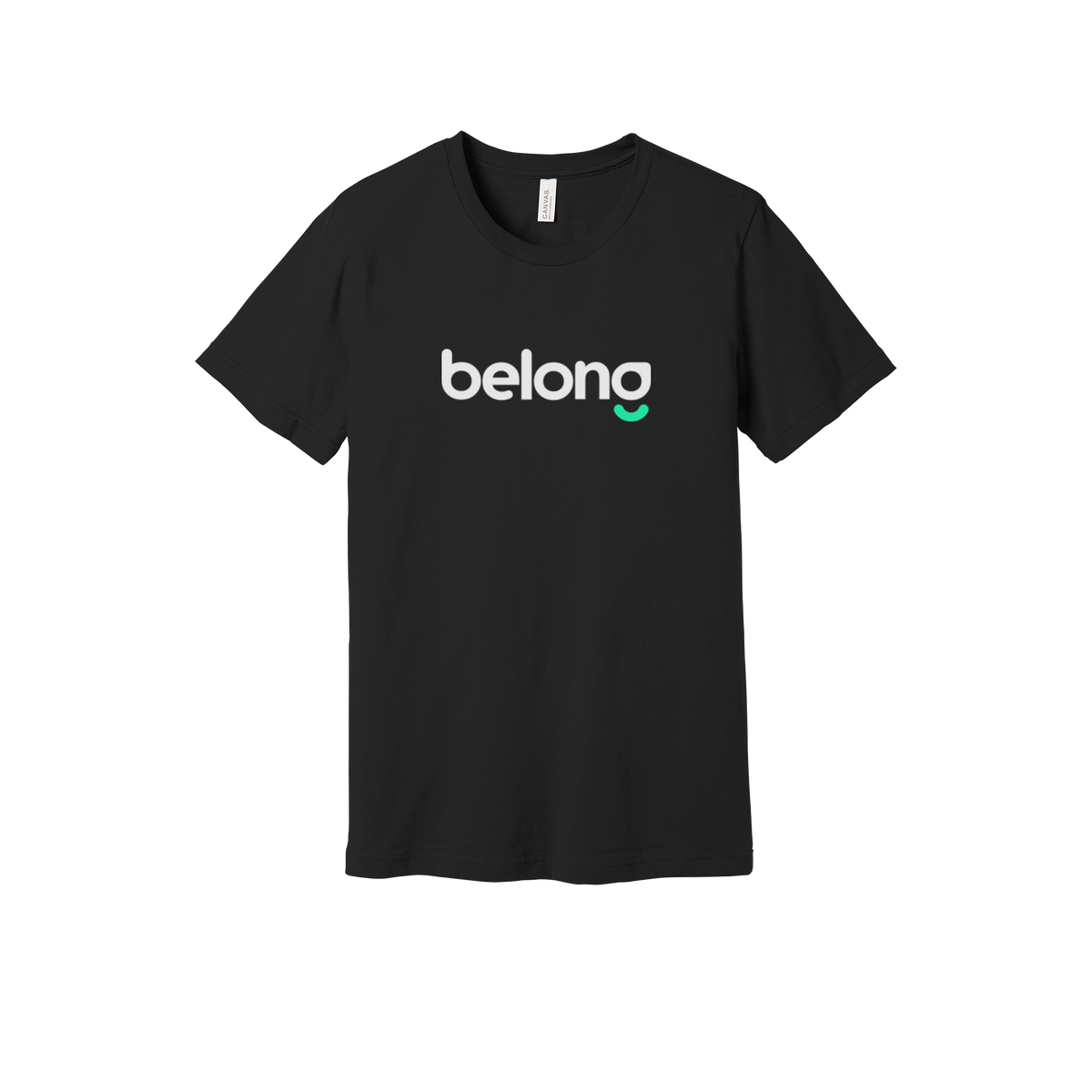 belonghome-everyday-essentials-short-sleeve-tee-dtf-front-BC3001-black-flat-front