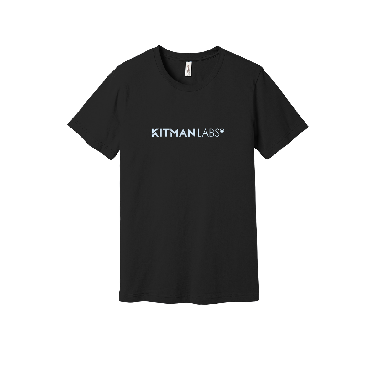 kitmanlabs-everyday-essentials-short-sleeve-tee-dtf-front-BC3001-black-flat-front