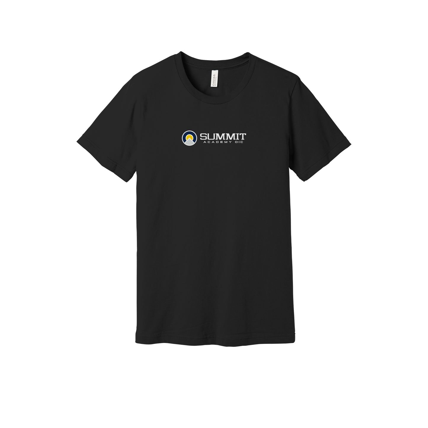 saoic-everyday-essentials-short-sleeve-tee-dtf-front-BC3001-black-flat-front