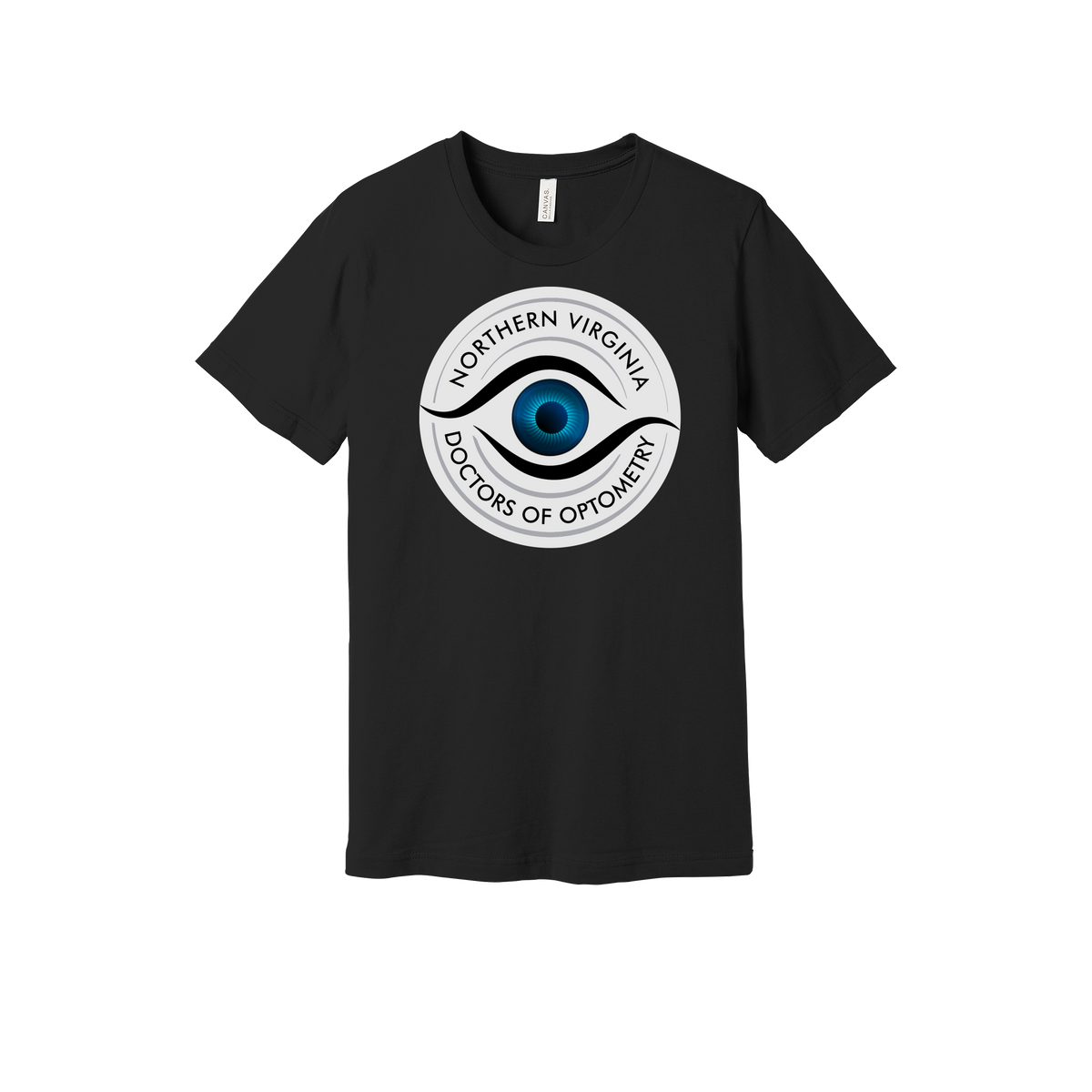novaeyedocs-everyday-essentials-clinic-short-sleeve-tee-dtf-front-BC3001-black-flat-front
