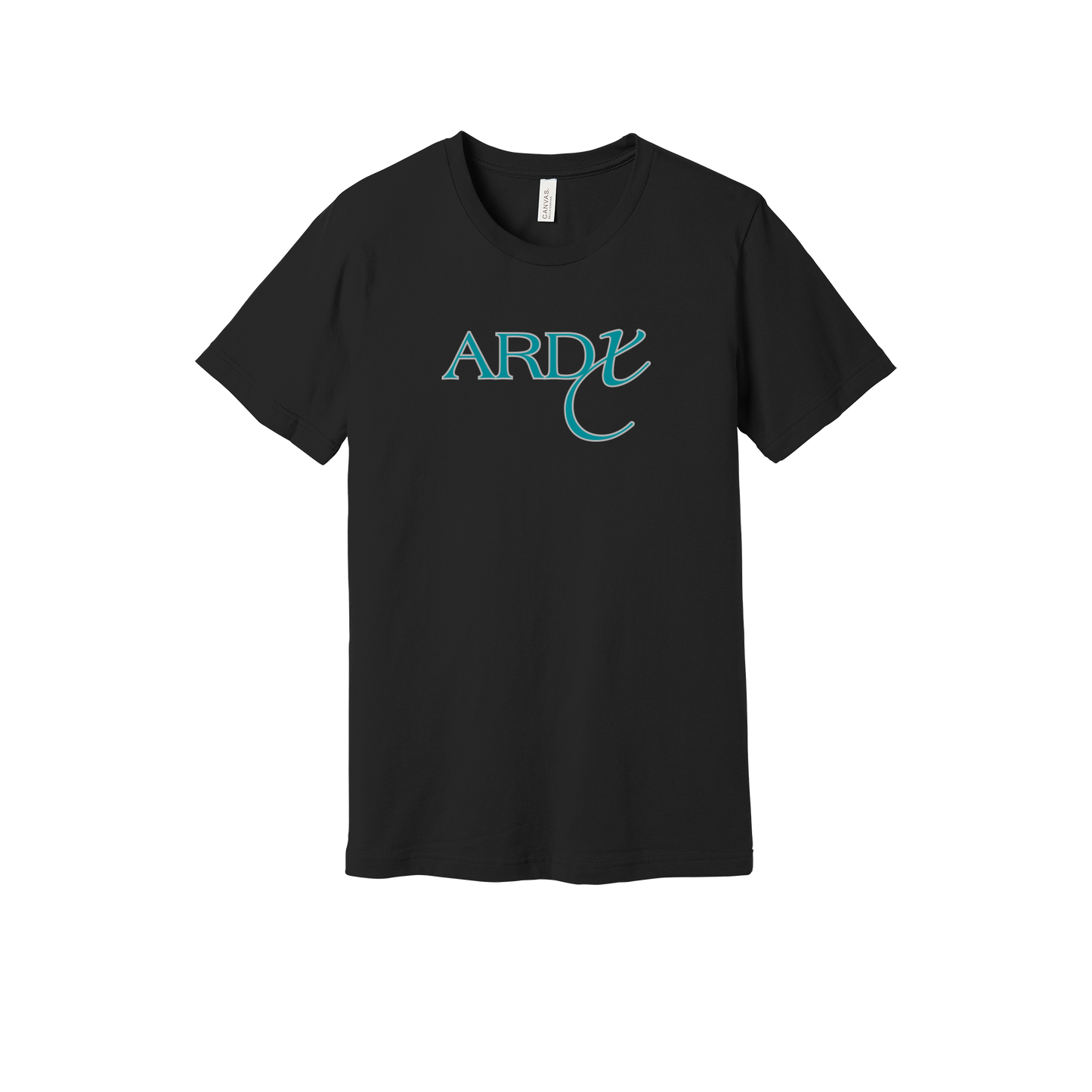 ardx-everyday-essentials-short-sleeve-tee-dtf-front-BC3001-black-flat-front