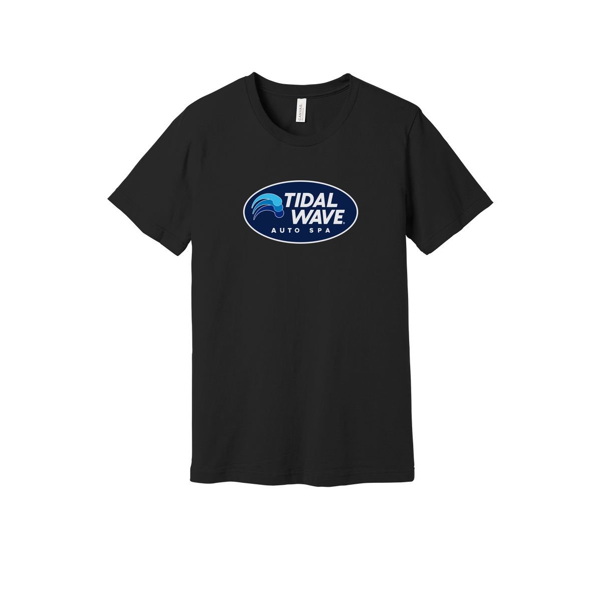 tidalwaveautospa-everyday-essentials-short-sleeve-tee-dtf-front-BC3001-black-flat-front