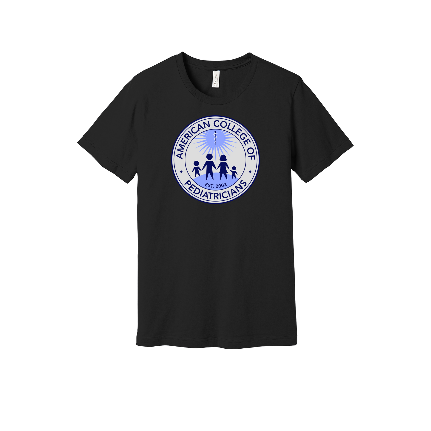 acpeds-everyday-essentials-clinic-short-sleeve-tee-dtf-front-BC3001-black-flat-front