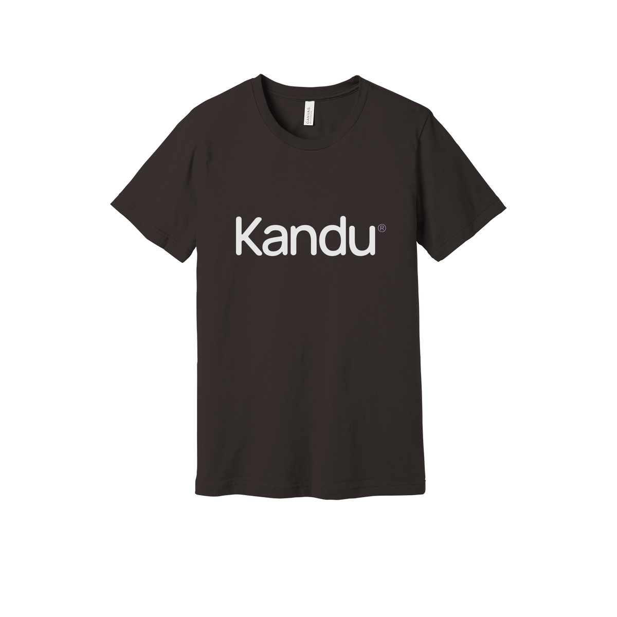 kandu-everyday-essentials-clinic-short-sleeve-tee-dtf-front-BC3001-brown-flat-front