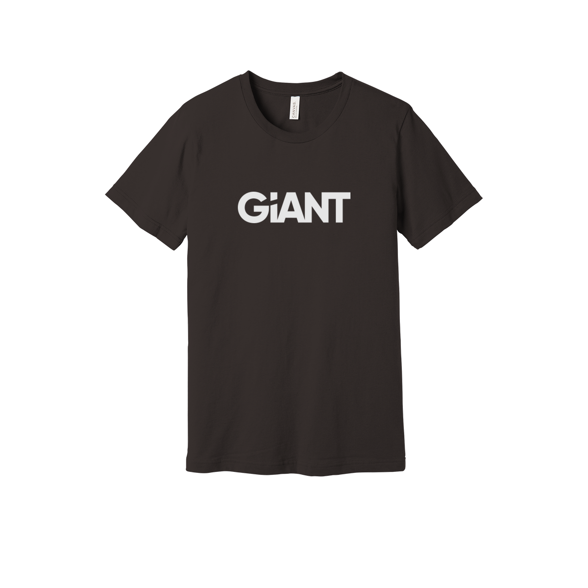 giantworldwide-everyday-essentials-short-sleeve-tee-dtf-front-BC3001-brown-flat-front