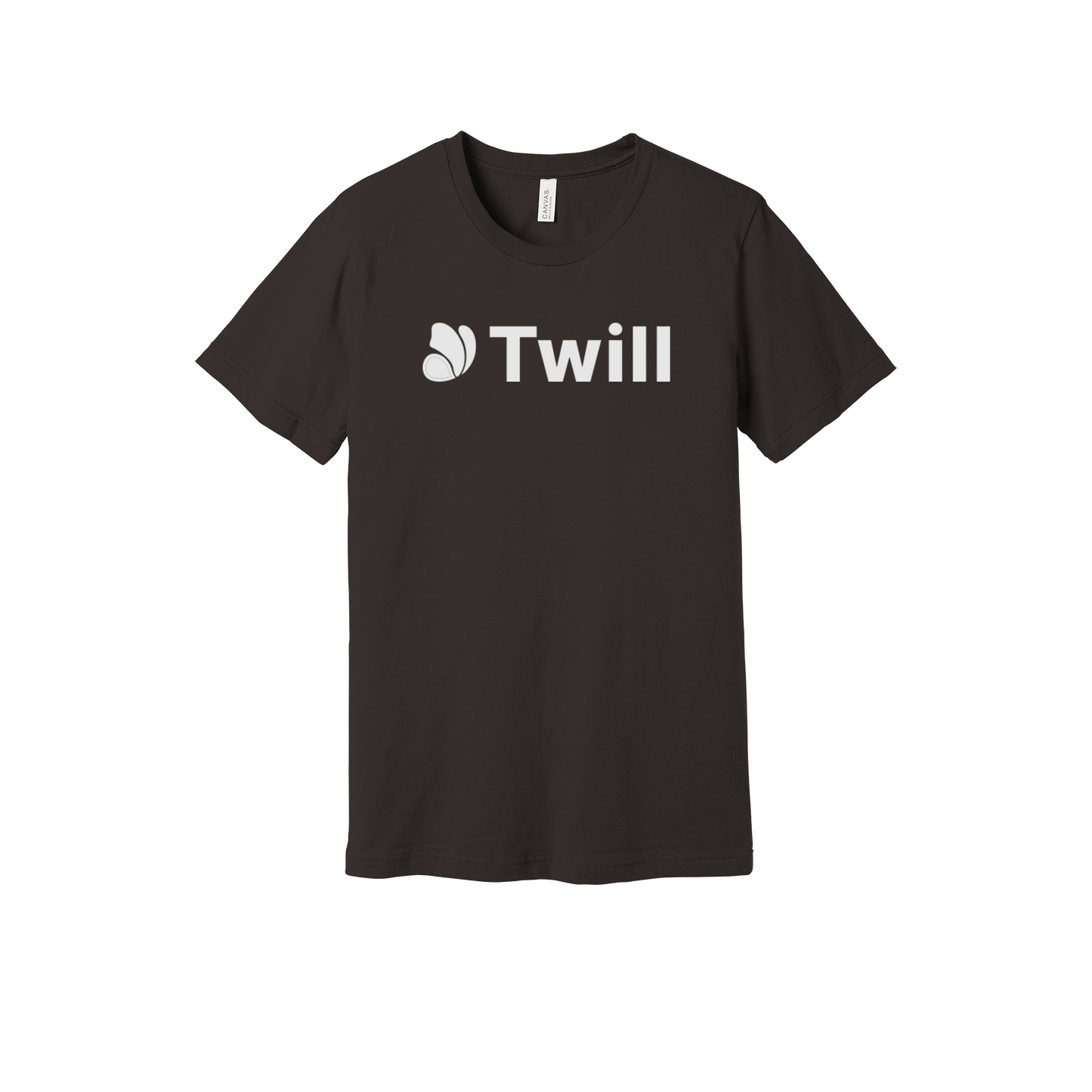 withtwill-everyday-essentials-short-sleeve-tee-dtf-front-BC3001-brown-flat-front