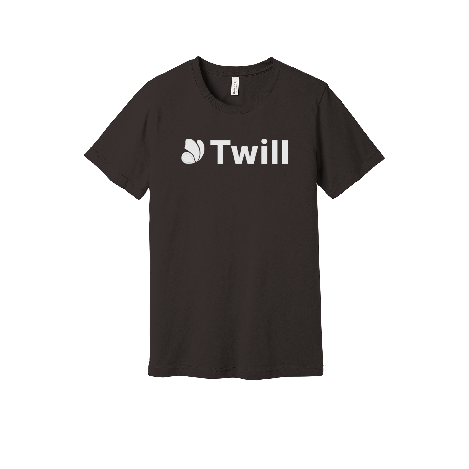 withtwill-everyday-essentials-short-sleeve-tee-dtf-front-BC3001-brown-flat-front