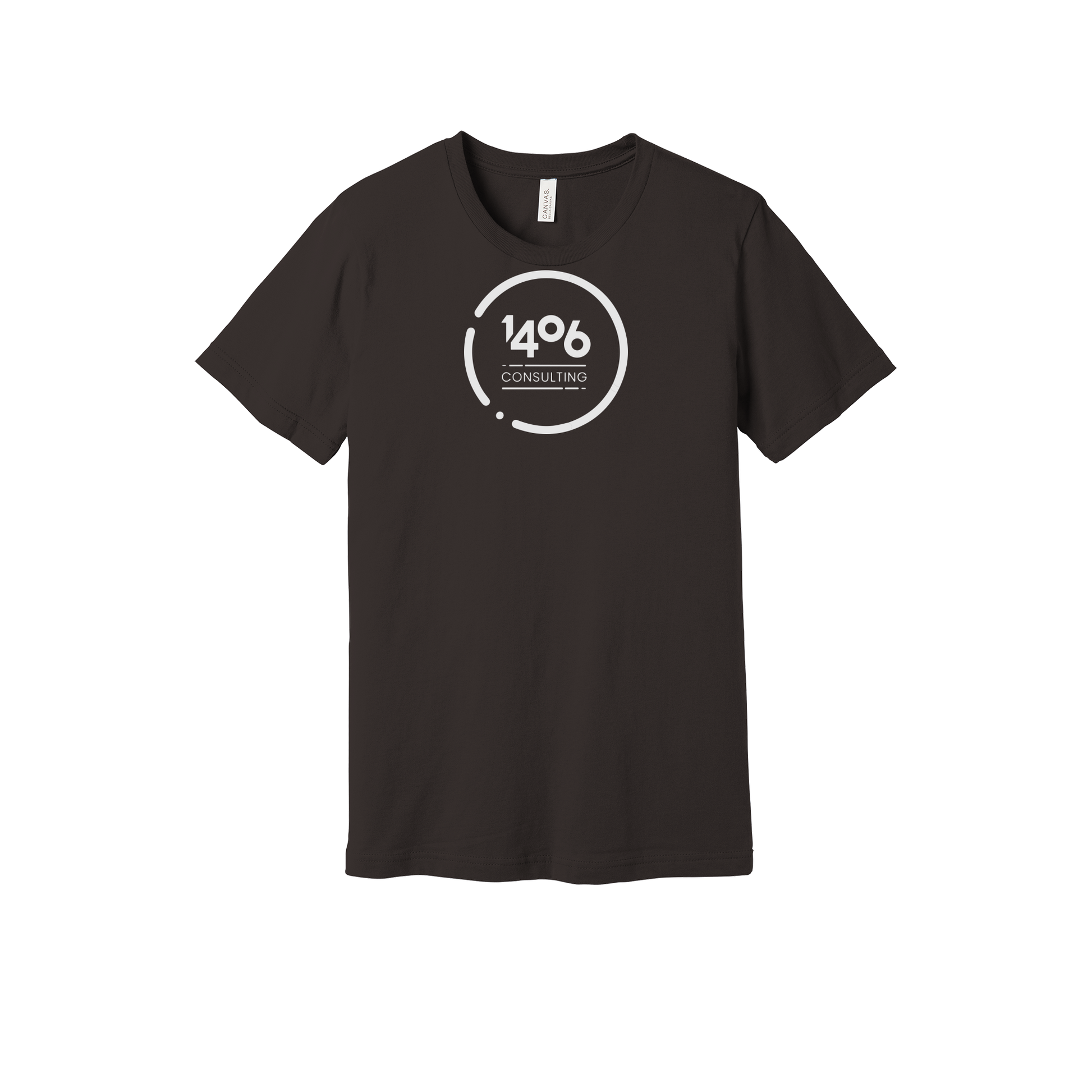 1406consulting-everyday-essentials-short-sleeve-tee-dtf-front-BC3001-brown-flat-front
