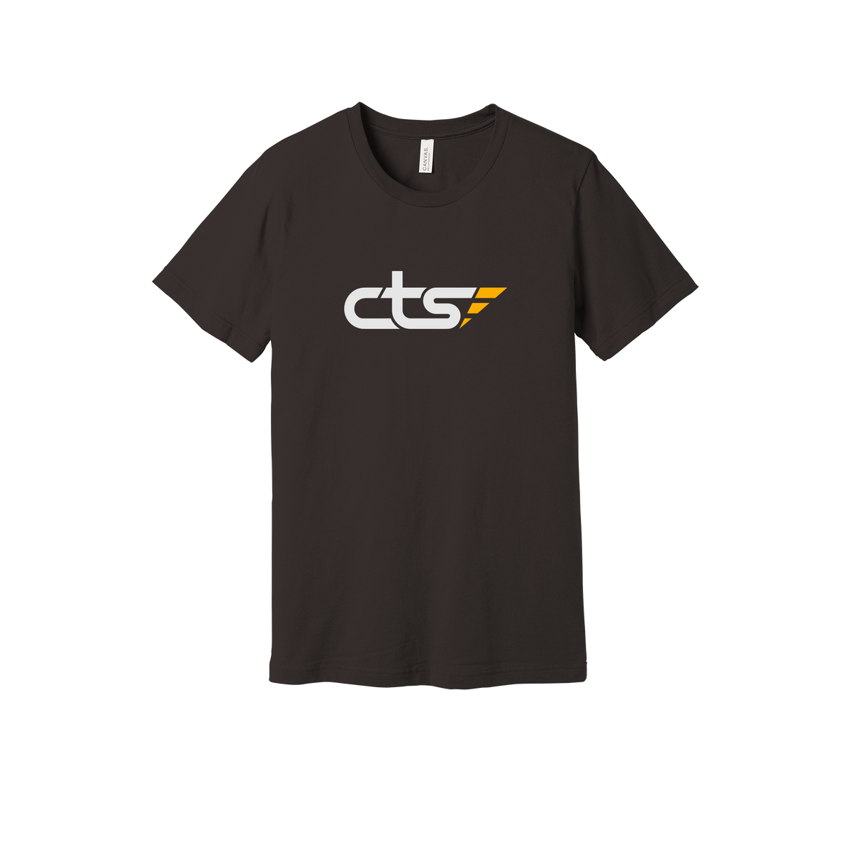 cts1-everyday-essentials-short-sleeve-tee-dtf-front-BC3001-brown-flat-front