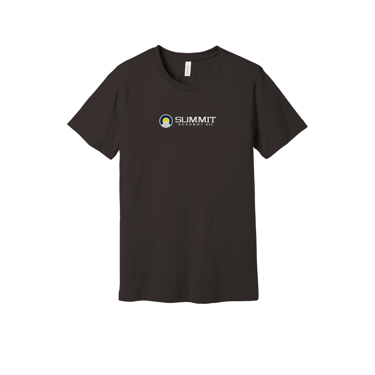 saoic-everyday-essentials-short-sleeve-tee-dtf-front-BC3001-brown-flat-front