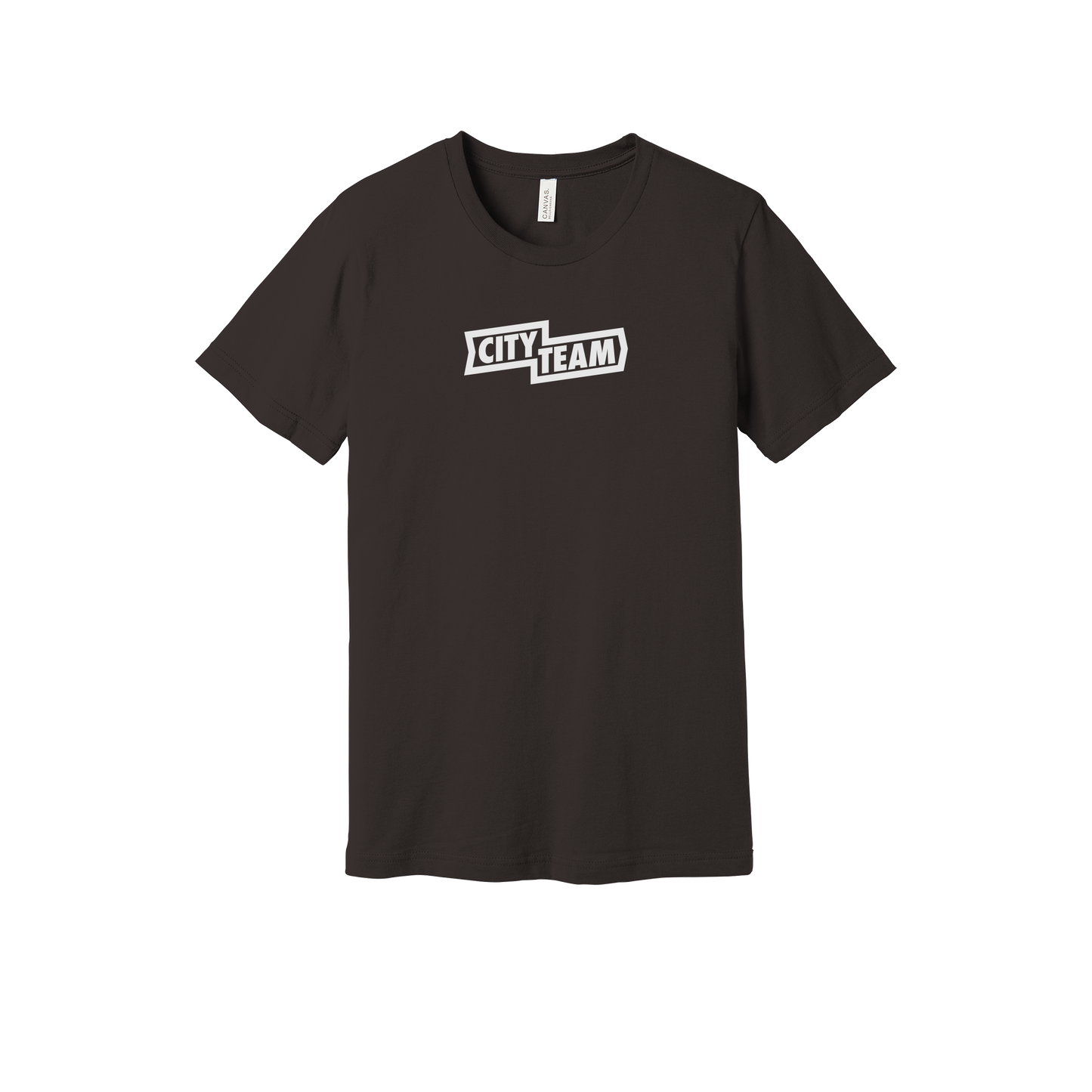 cityteam-everyday-essentials-short-sleeve-tee-dtf-front-BC3001-brown-flat-front
