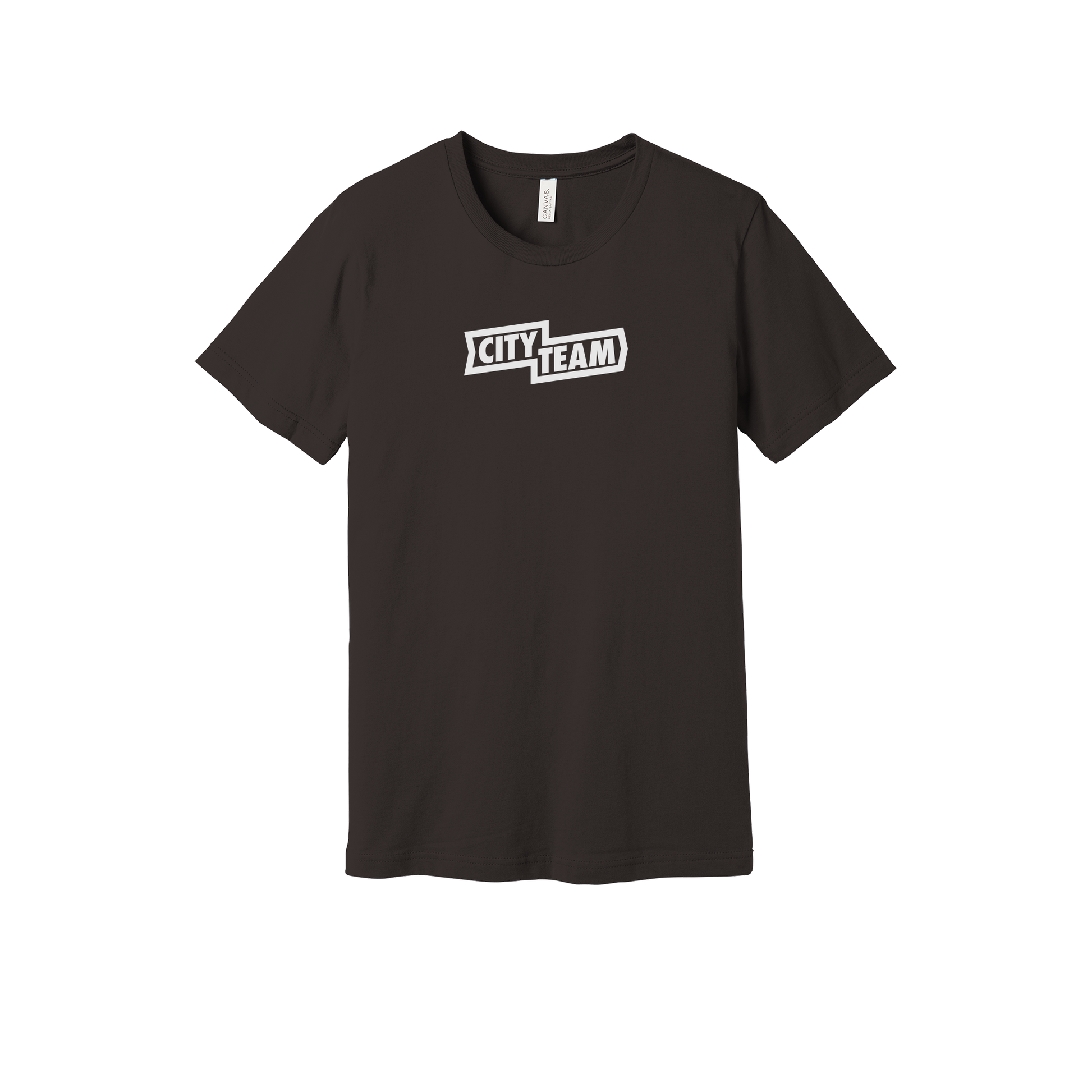 cityteam-everyday-essentials-short-sleeve-tee-dtf-front-BC3001-brown-flat-front